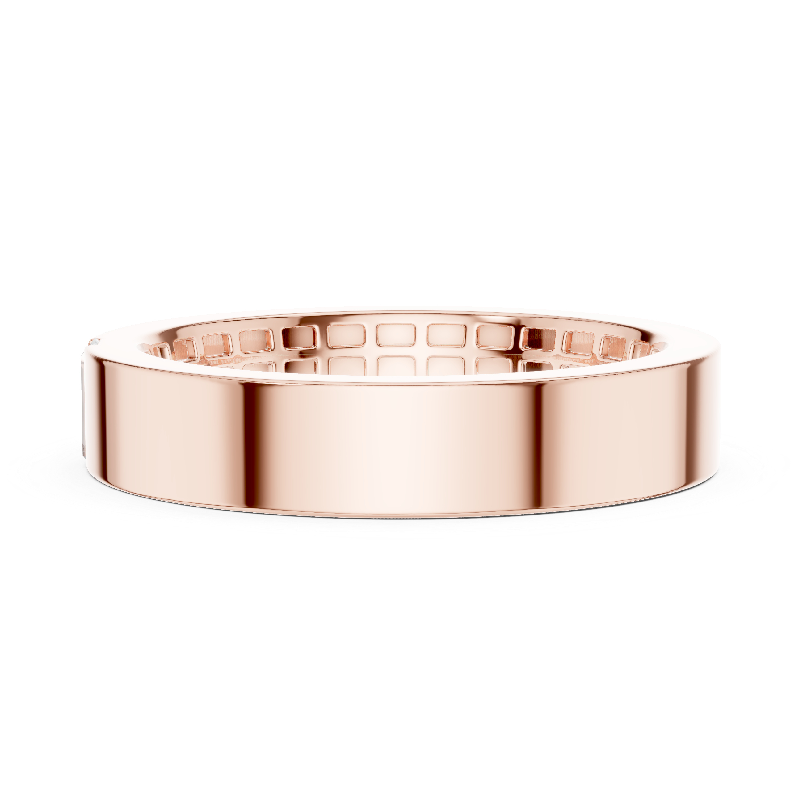 Baguette Cut Diamond Minimal Band Ring