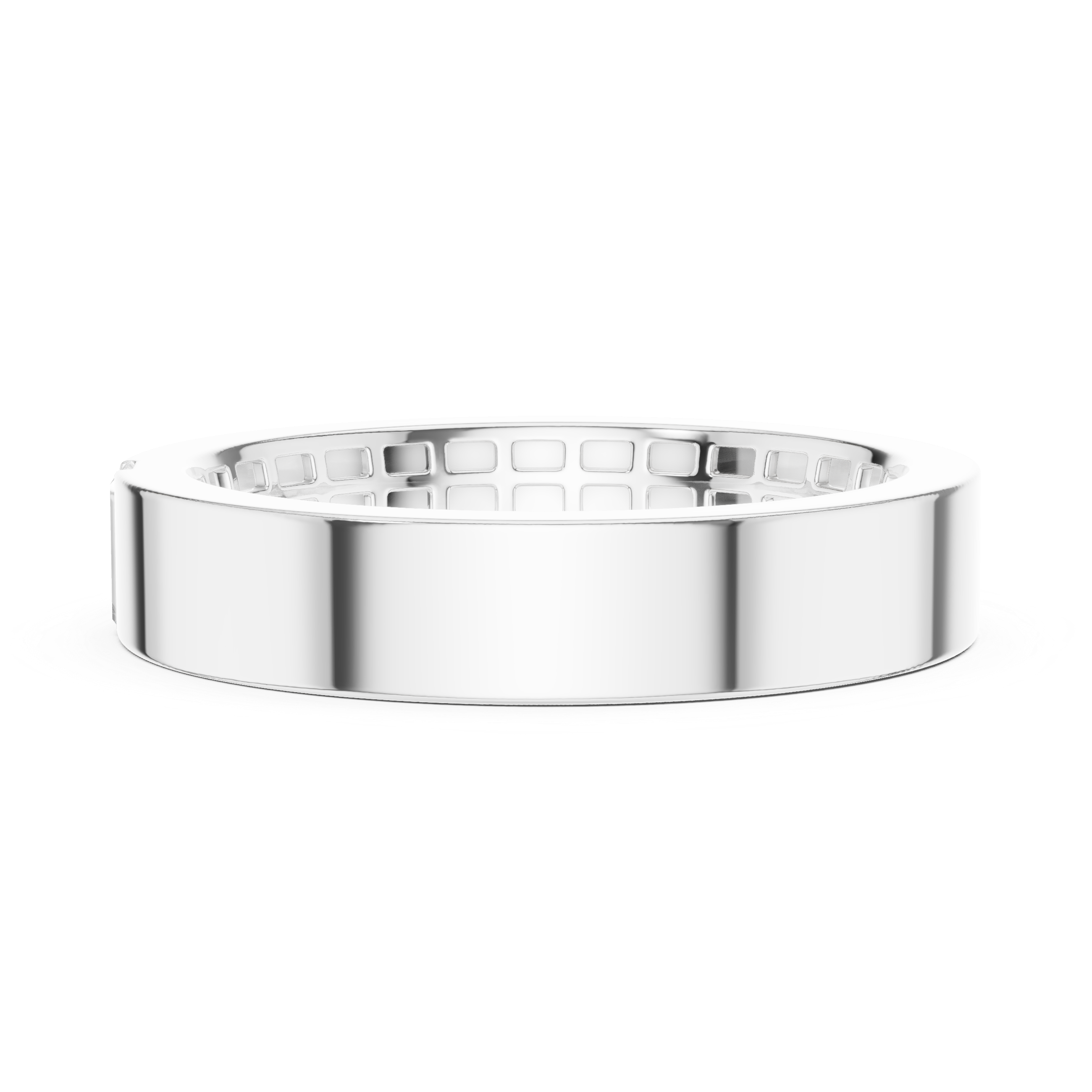 Baguette Cut Diamond Minimal Band Ring