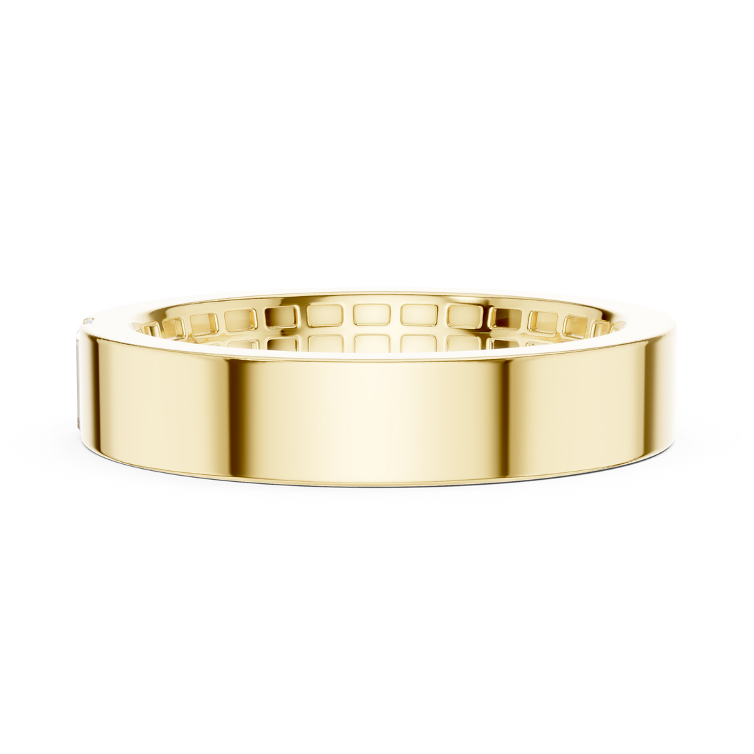 Baguette Cut Diamond Minimal Band Ring