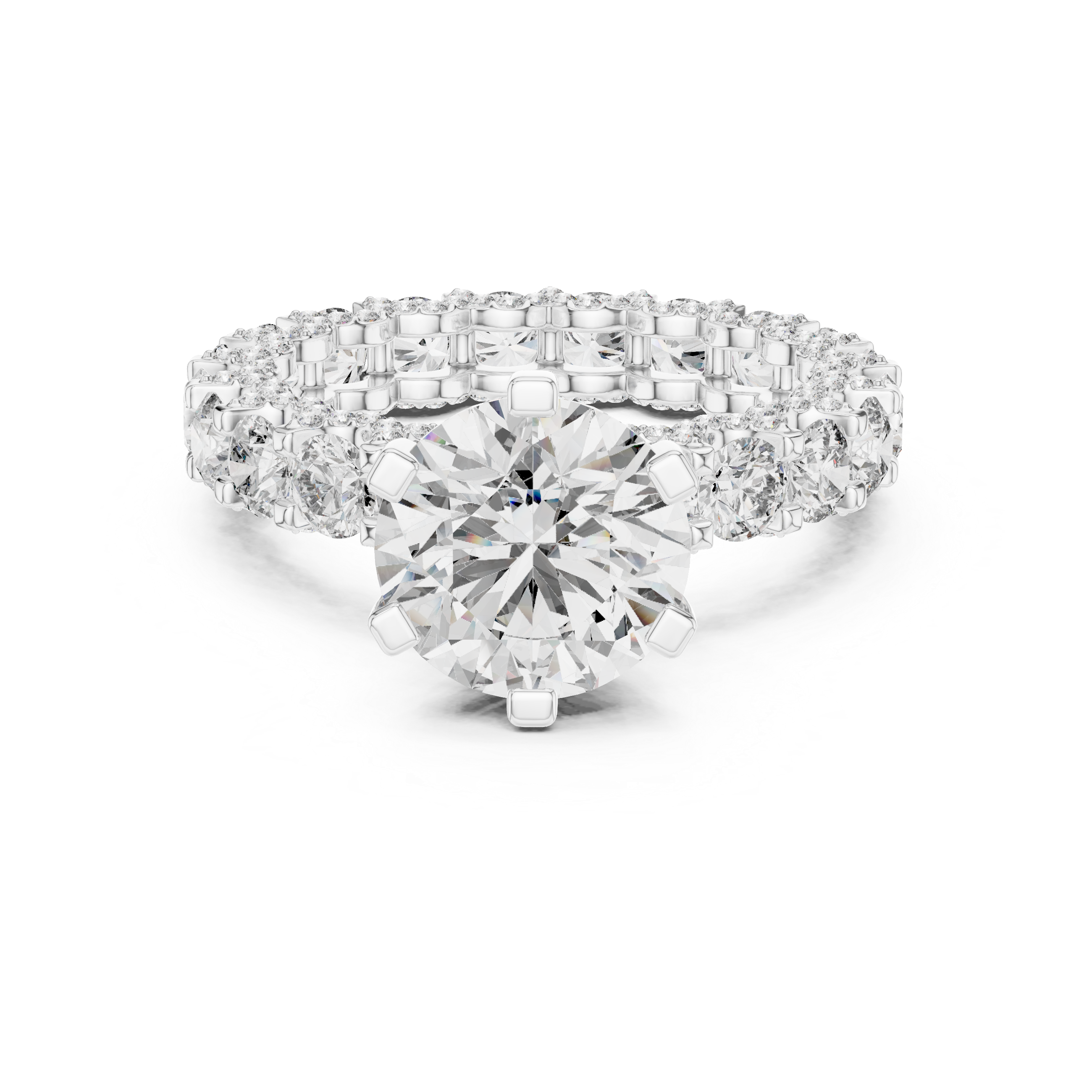 Slim stackable bangle with lightweight look.