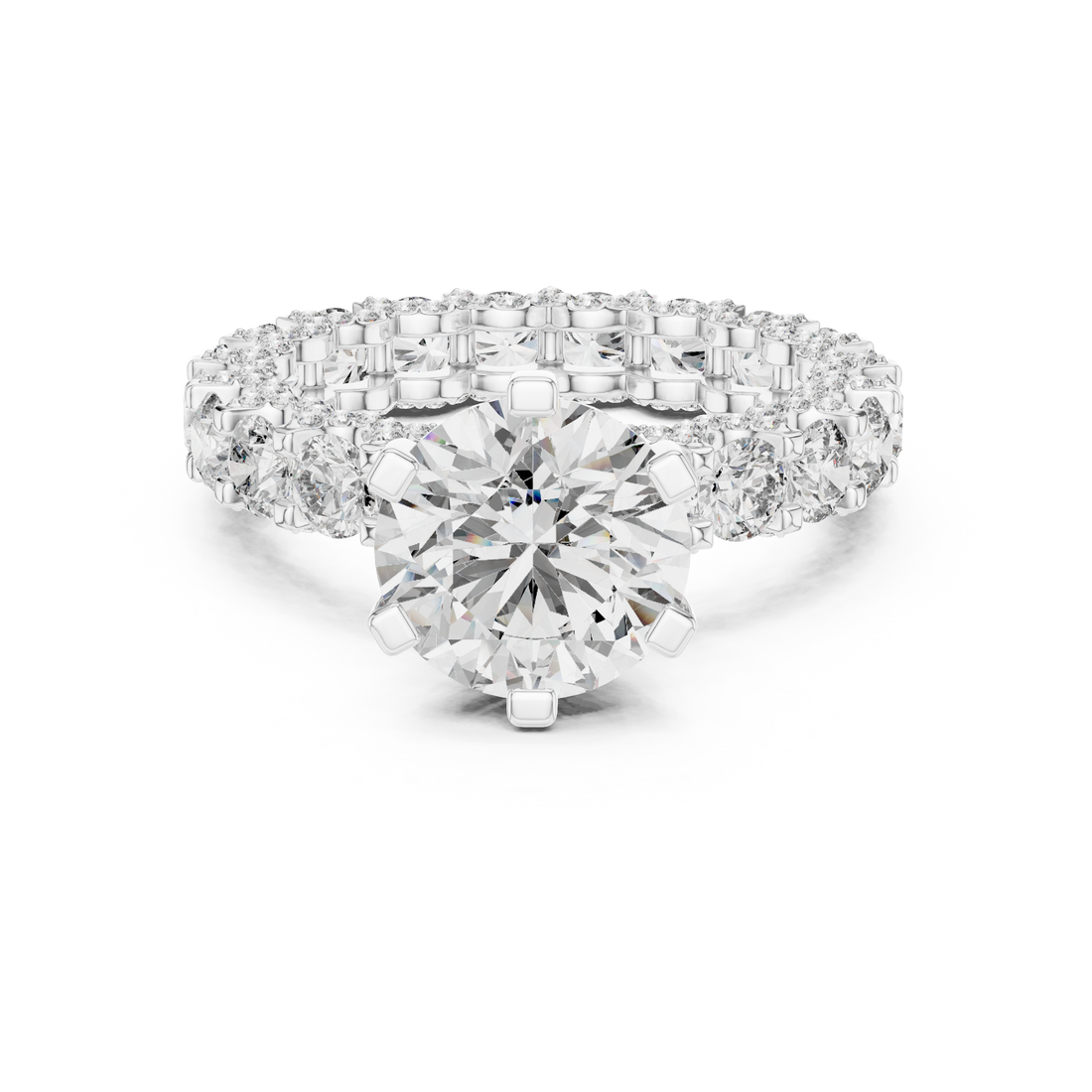 Slim stackable bangle with lightweight look.