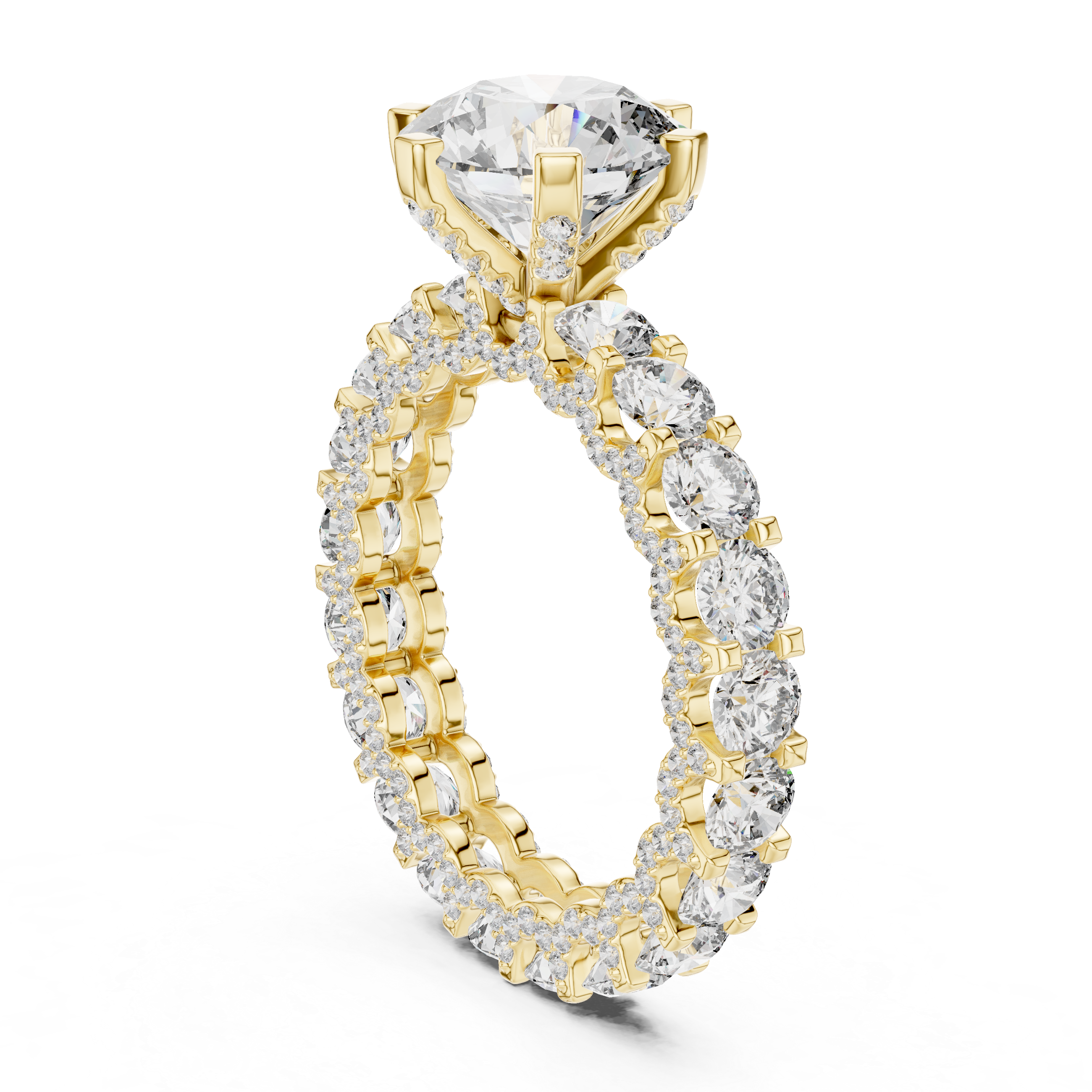 Simple gold chain necklace with fine polish.