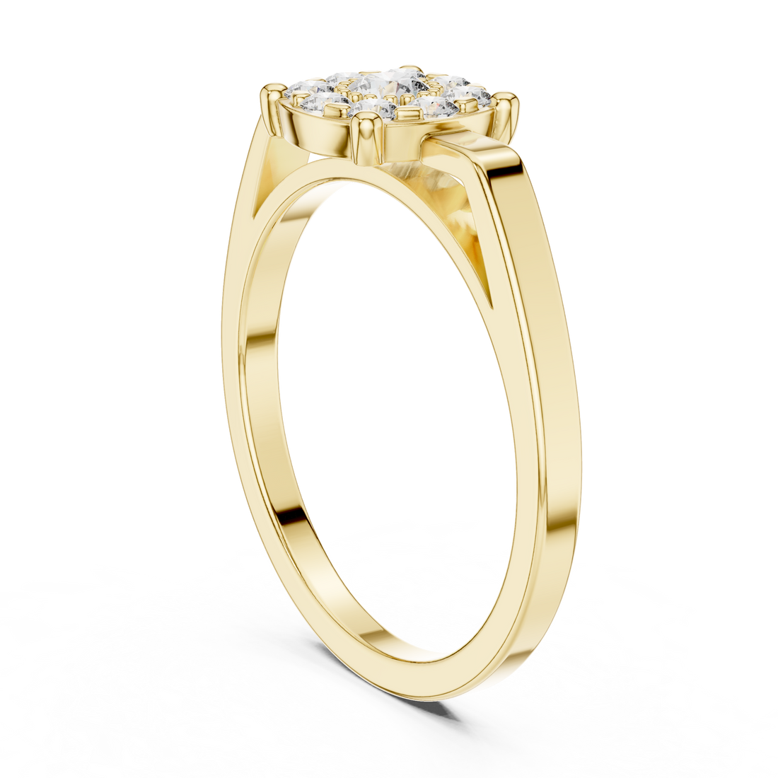 Double hoop earrings with layered design.