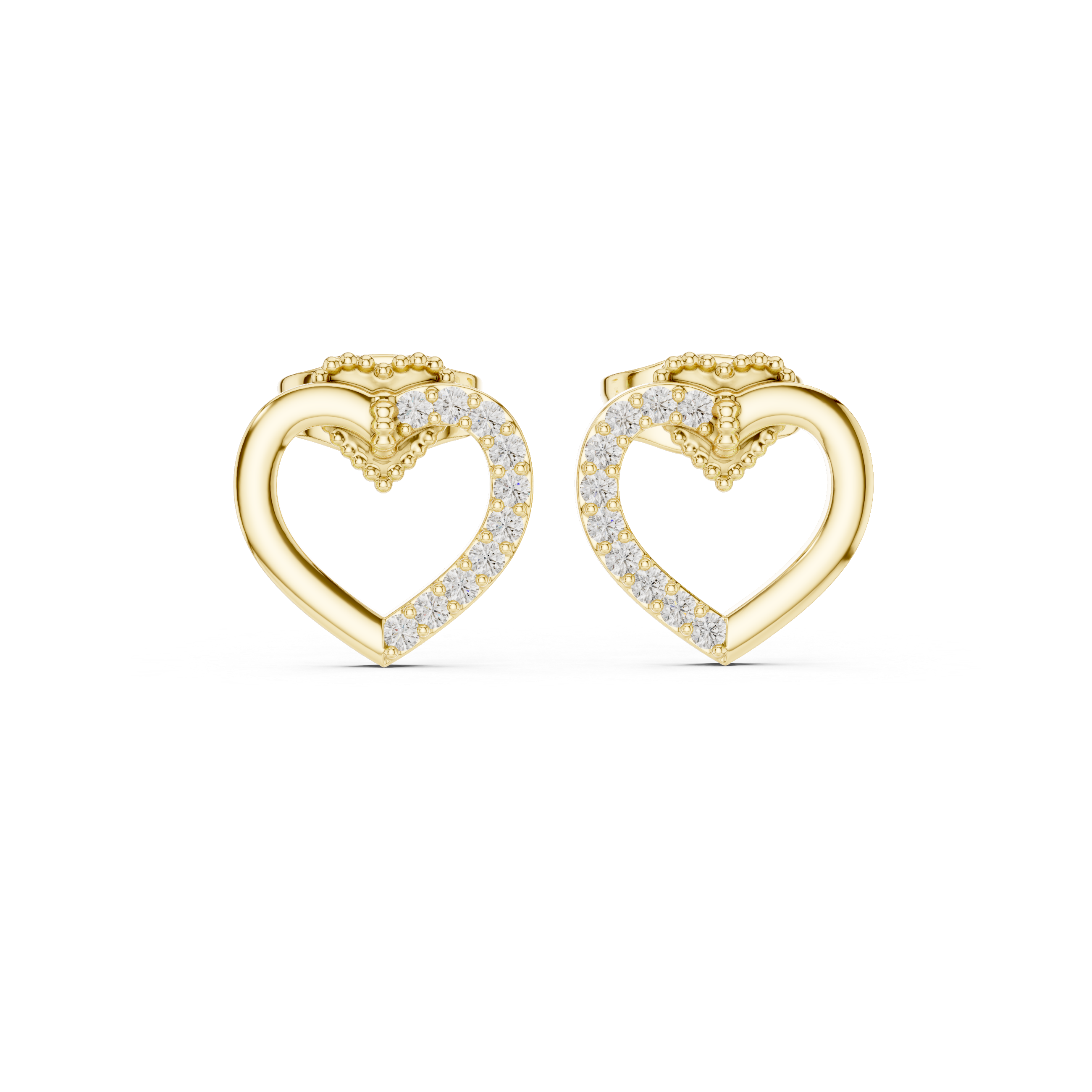 round-diamond-pave-open-heart-stud-earrings-with-graceful-curved-silhouette-7482