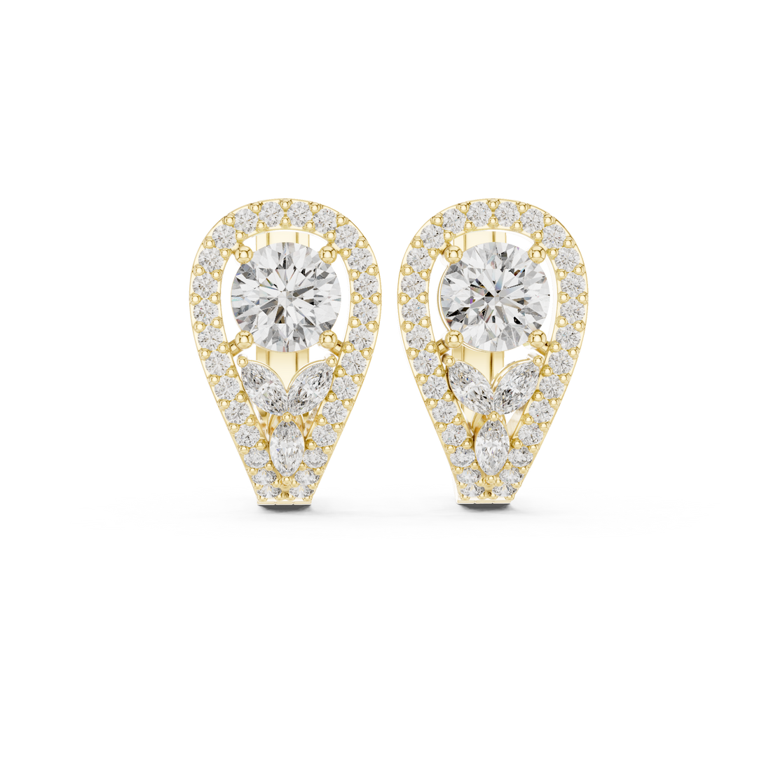 Designer diamond link bracelet with sparkling stone accents.
