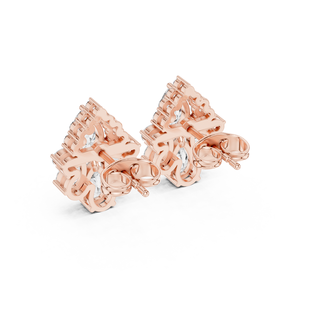 Stylish engagement jewellery set featuring modern elegant design.