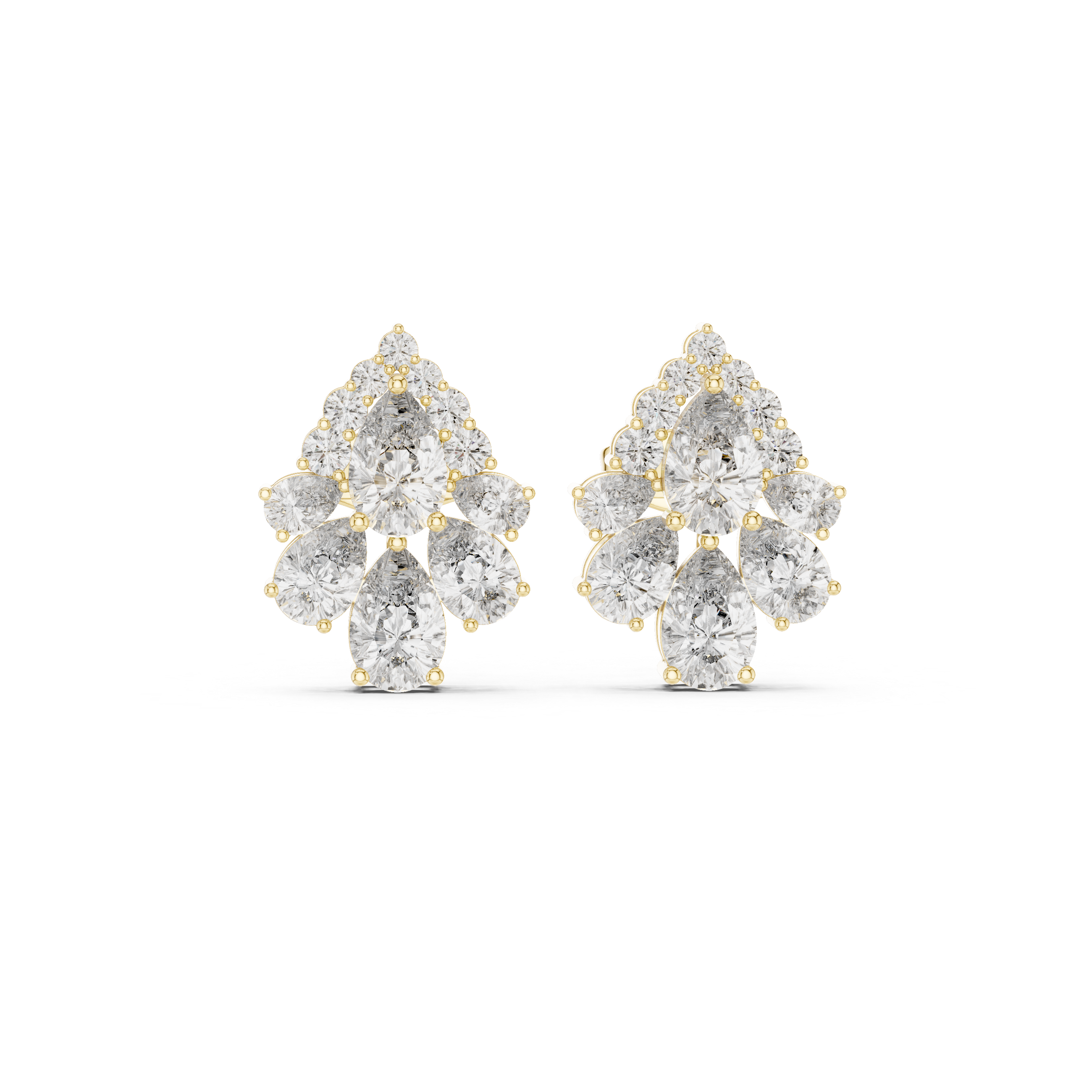 Modern diamond pendant featuring minimalist design.