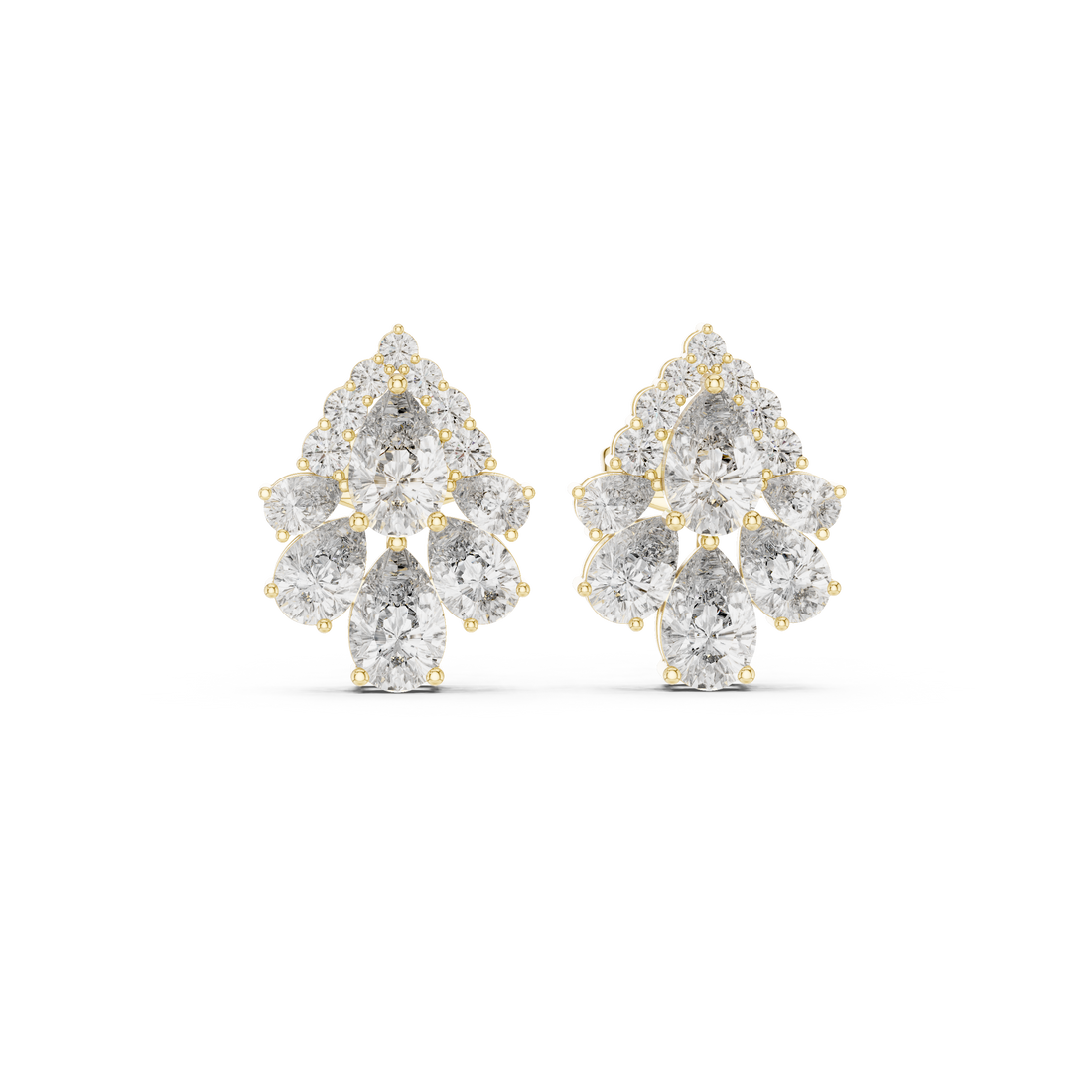 Modern diamond pendant featuring minimalist design.
