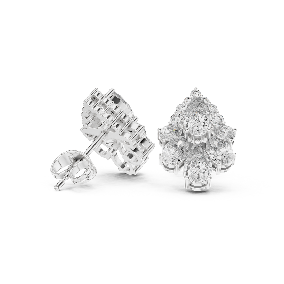 Elegant stackable ring set featuring multiple slim bands.