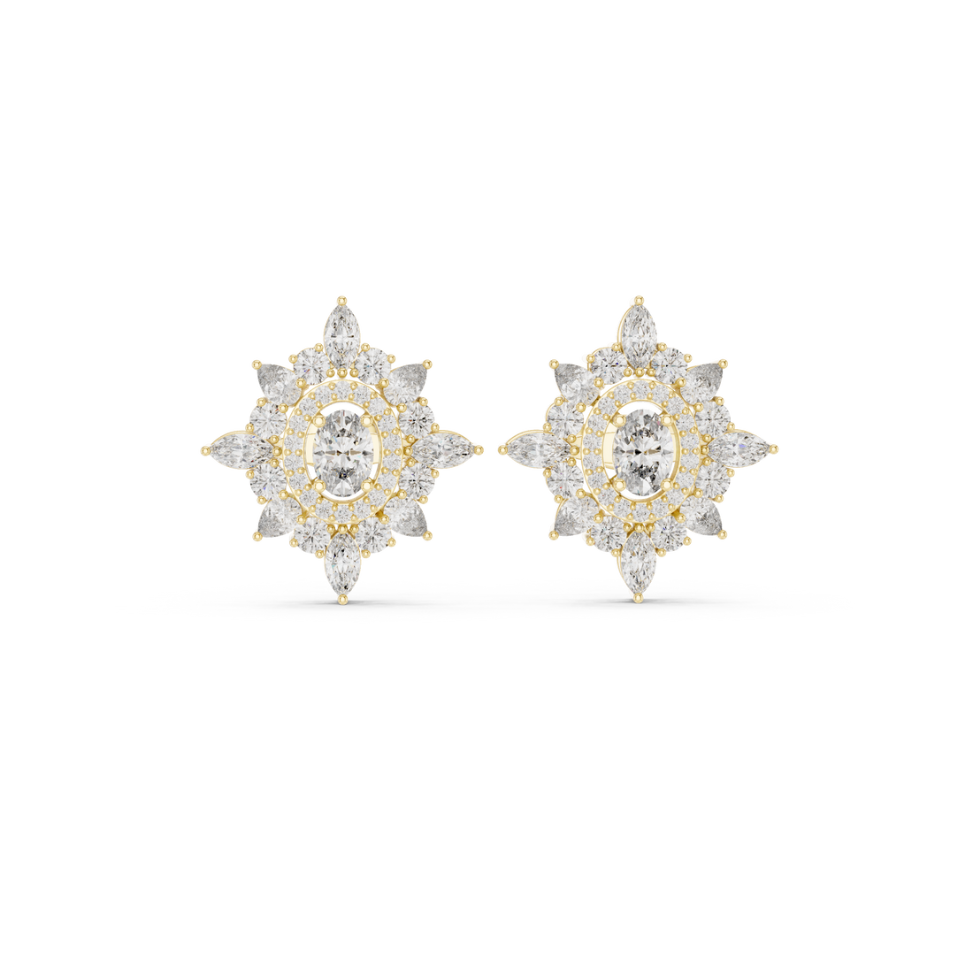 Beaded gold bracelet with round beads.