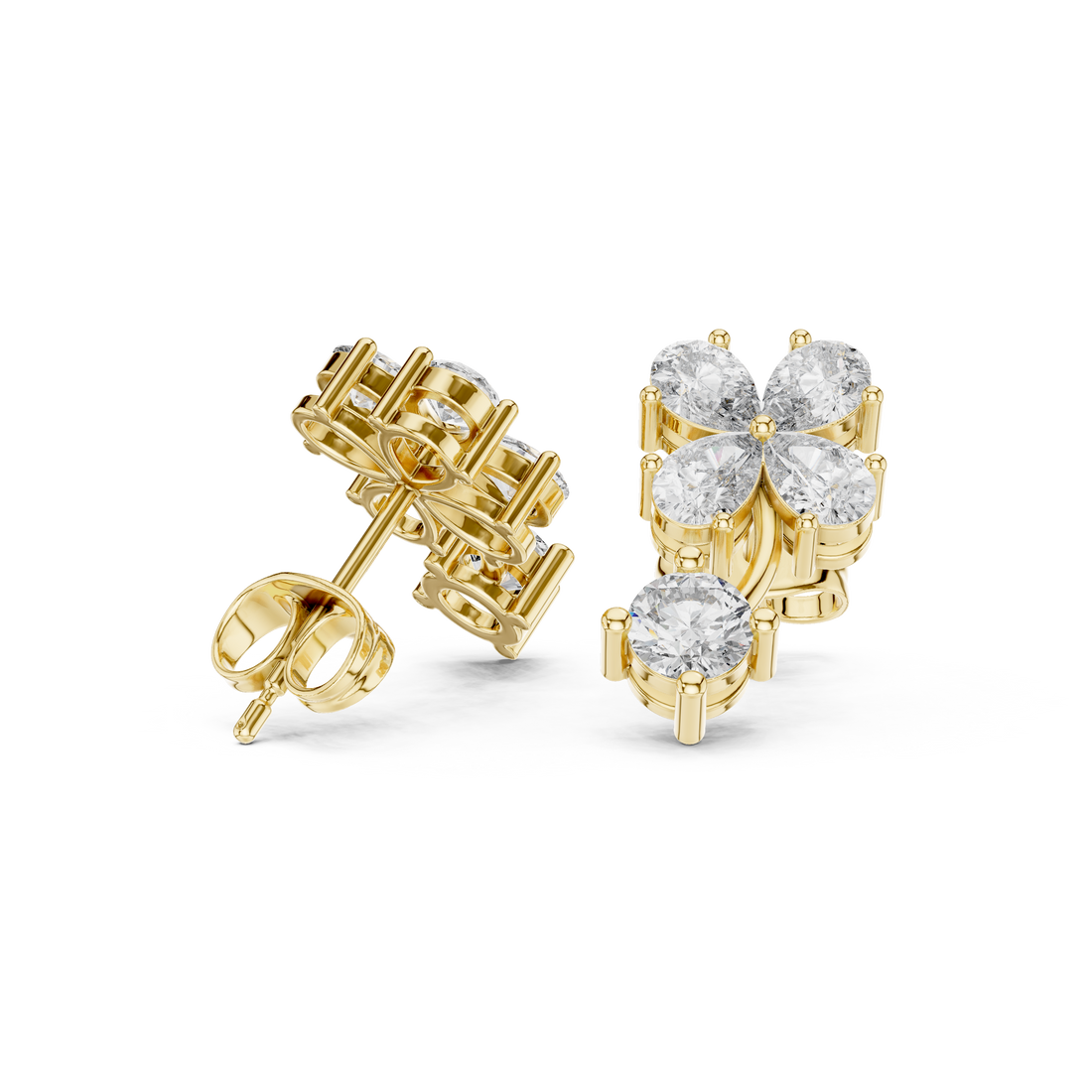 Children's gold bracelet with lightweight design.
