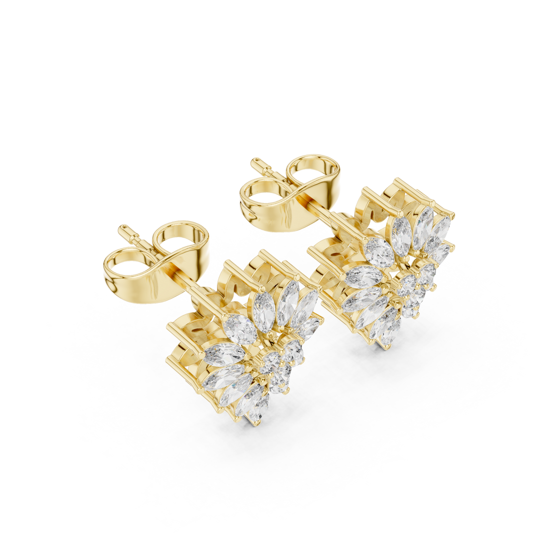 Multi-band ring with layered design.