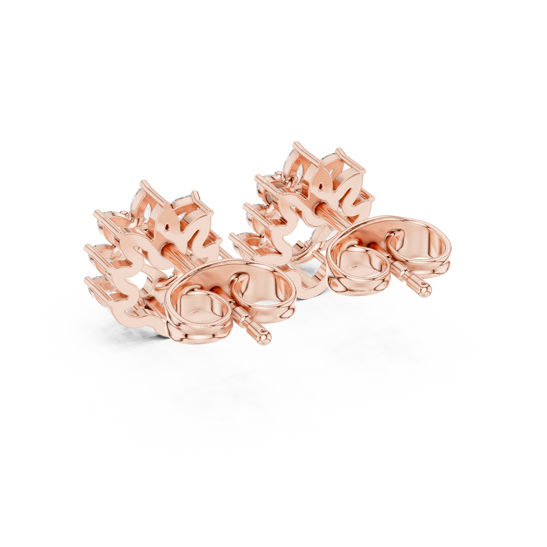 Statement necklace with bold centerpiece.