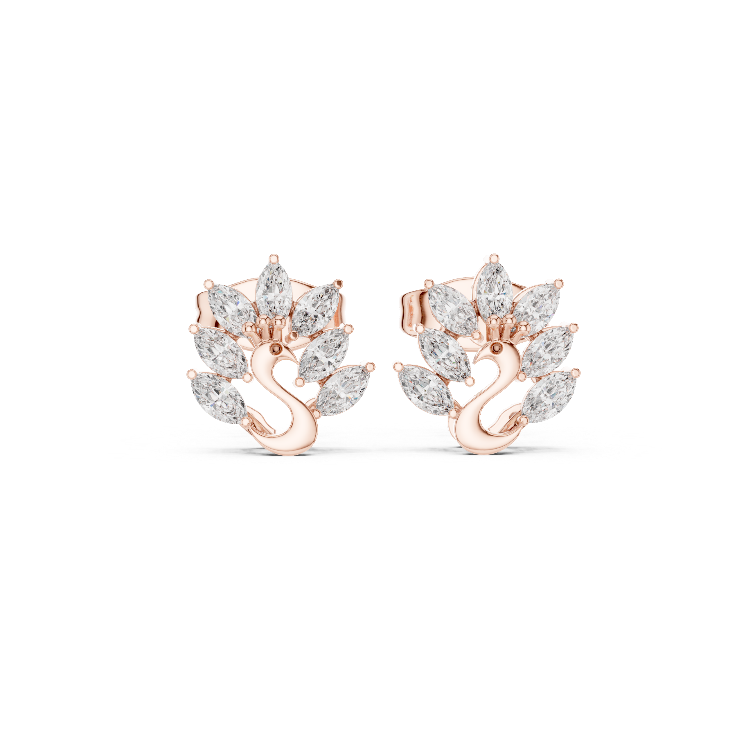 Ear cuff earrings with wrap-around style.