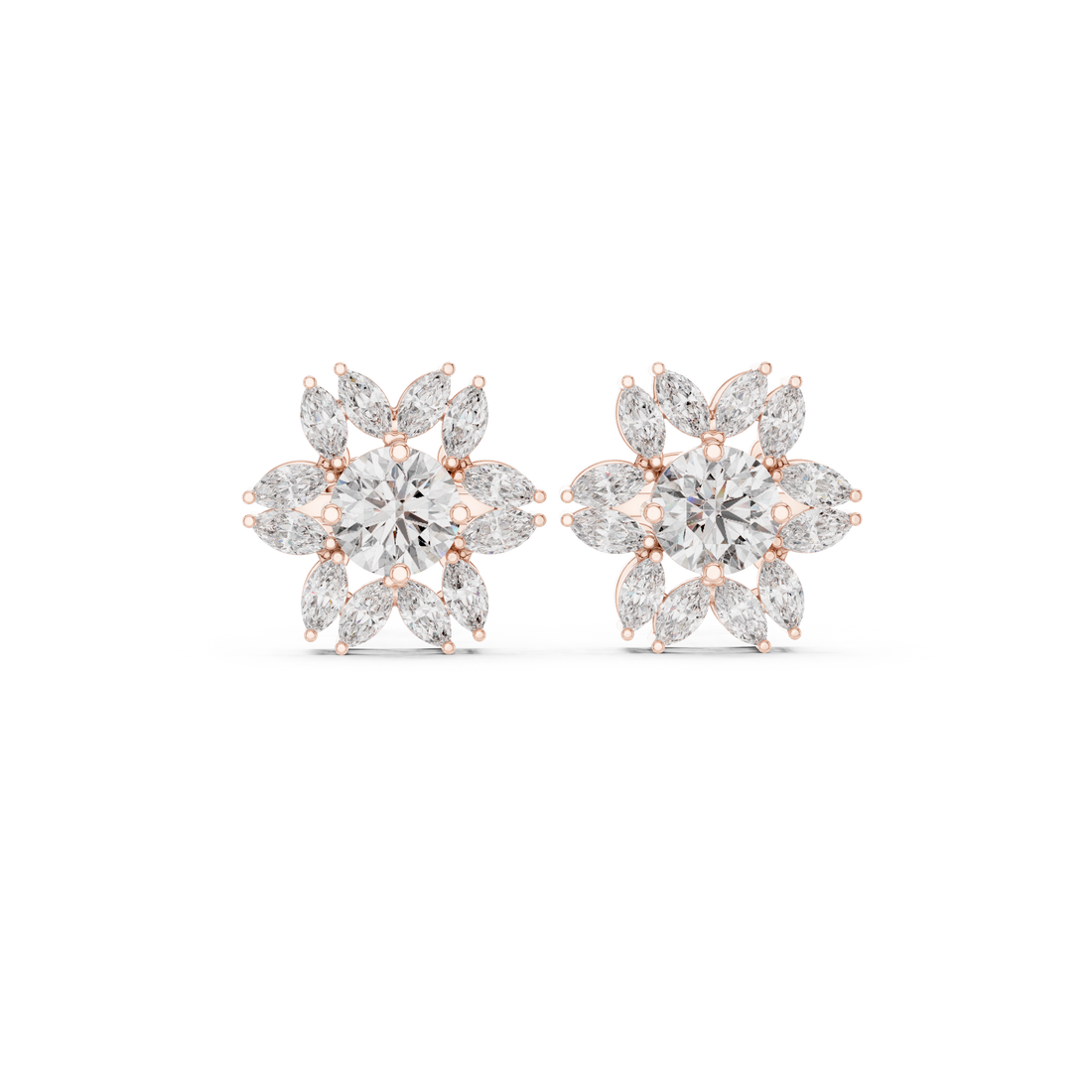 Bridal jewellery set with matching pieces.