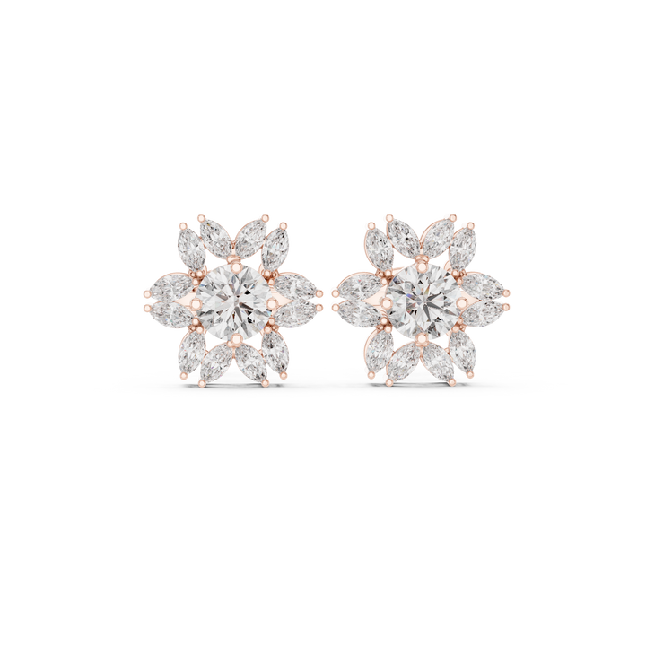 Bridal jewellery set with matching pieces.