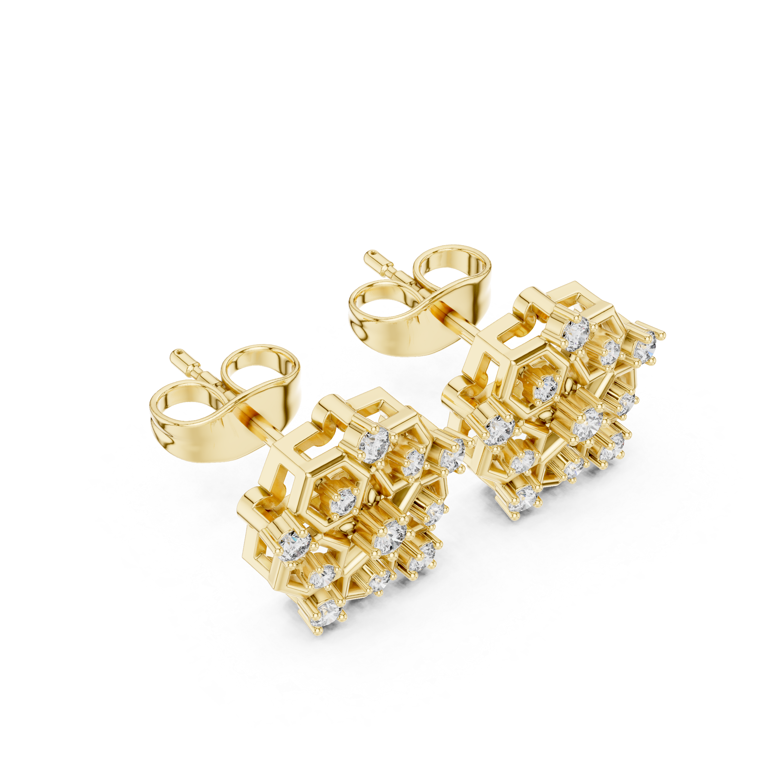 Emerald-cut diamond ring with classic prong setting.