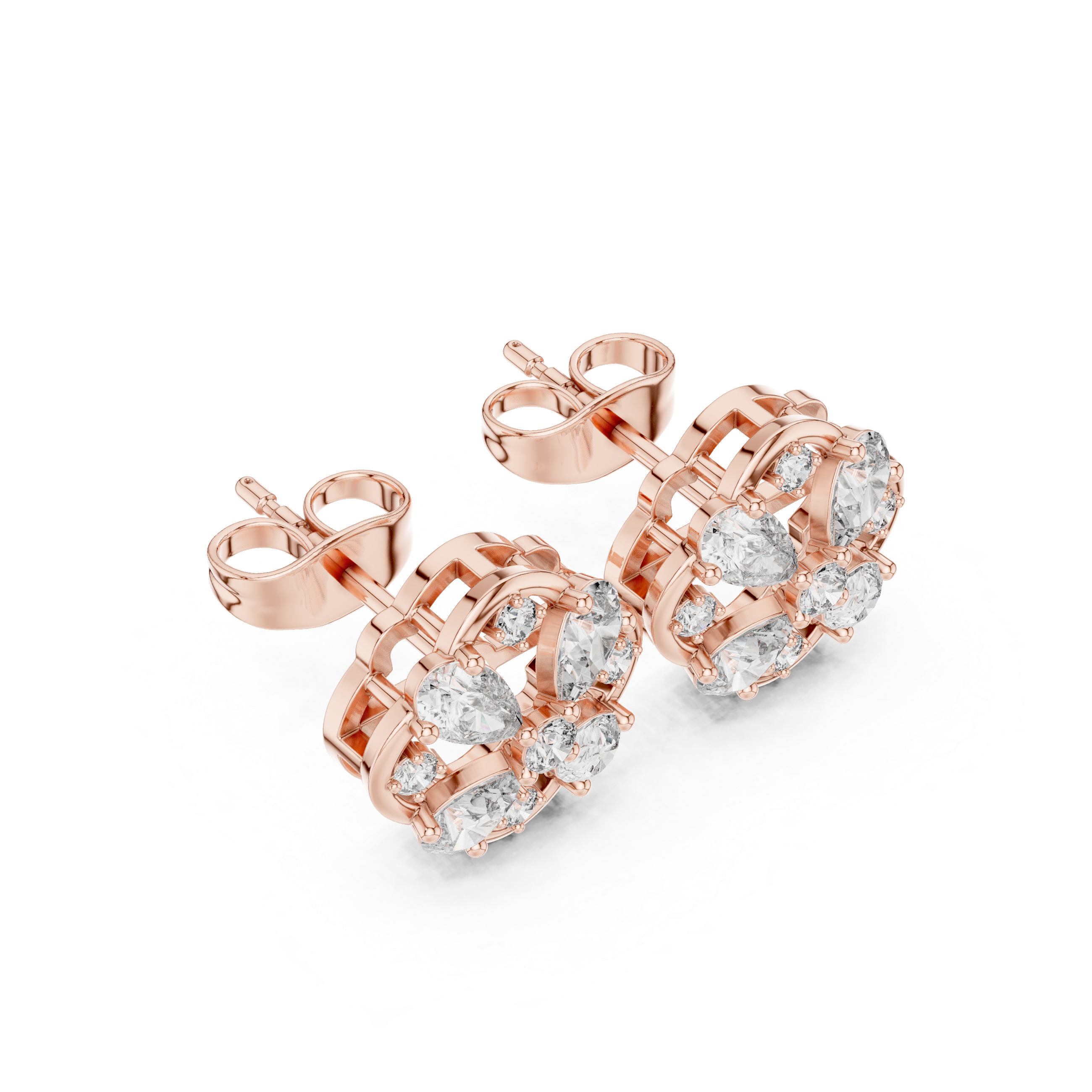 Artistic ring with sculptural design.