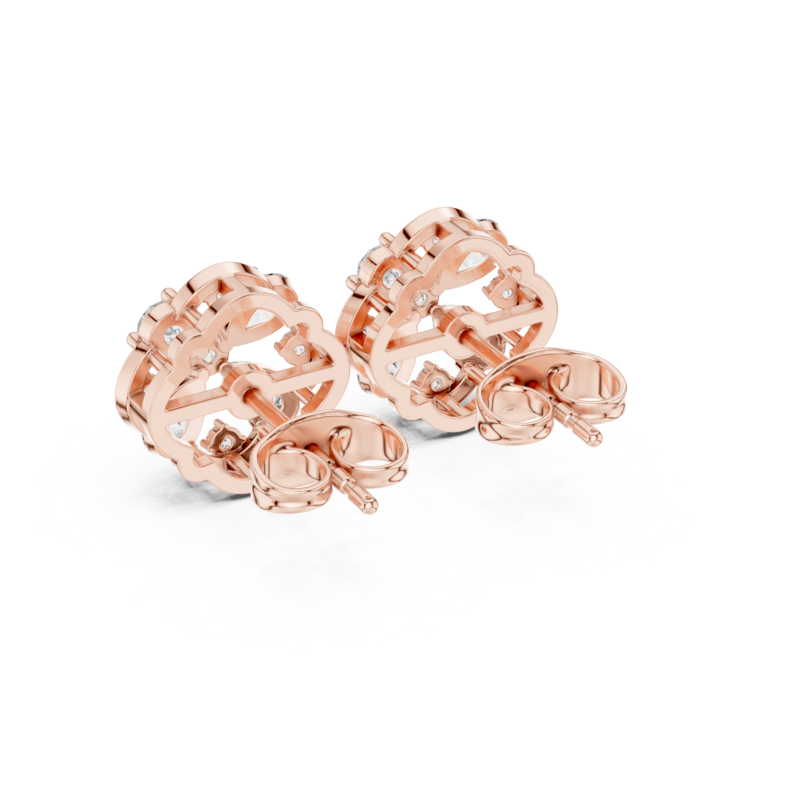 Open band ring with modern styling.