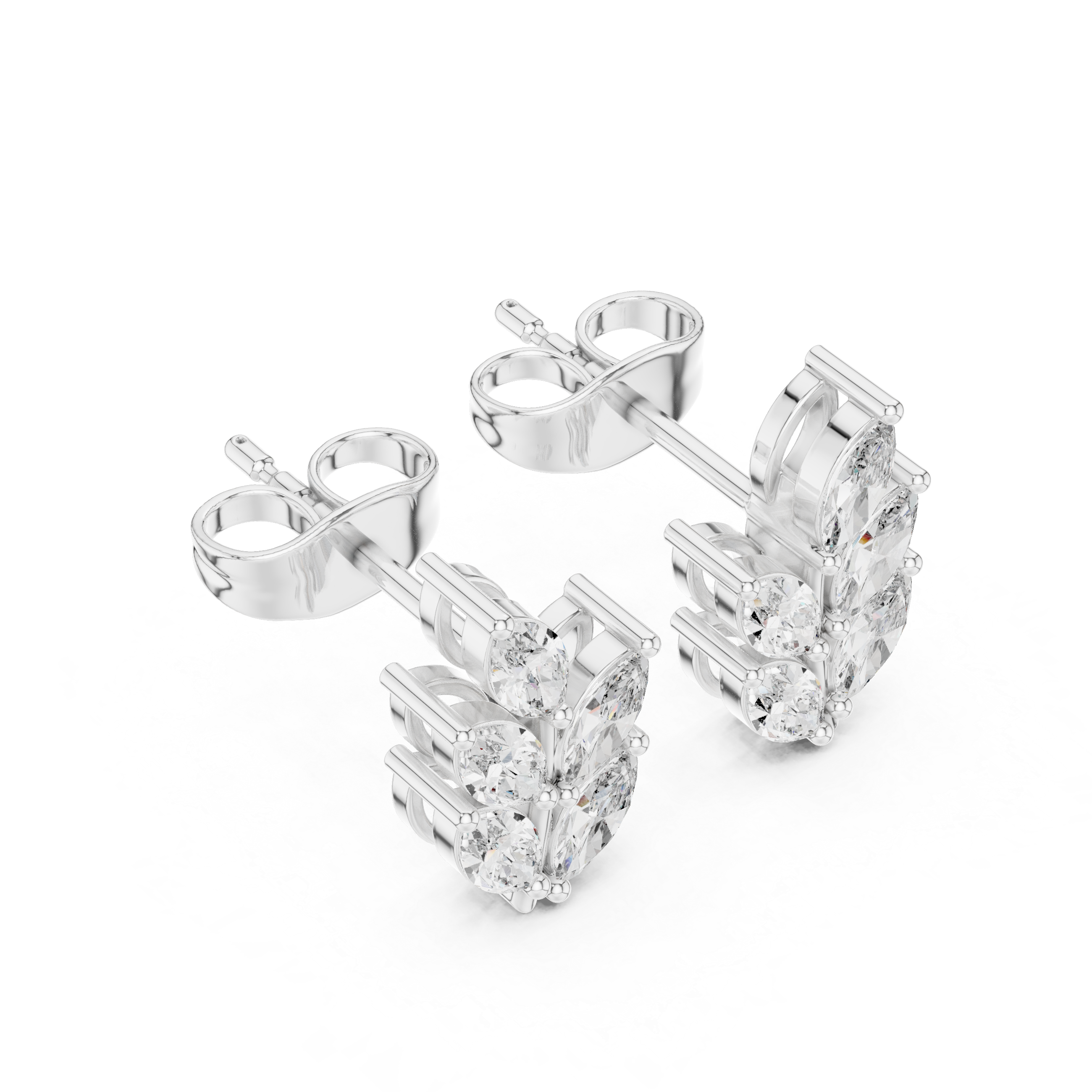 Decorative toe ring with gemstone accent.