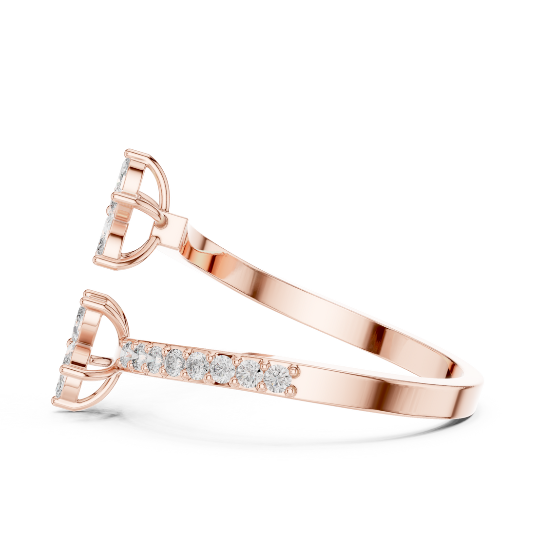 Diamond jewellery set with matching pieces.