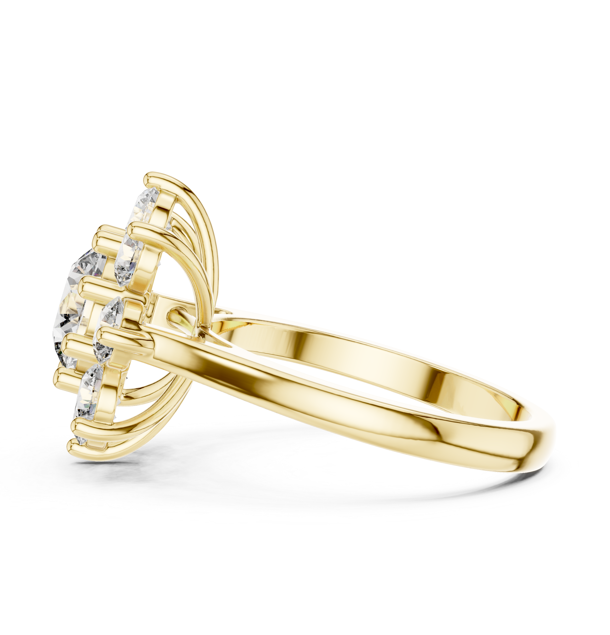 Classic engagement ring with timeless design.