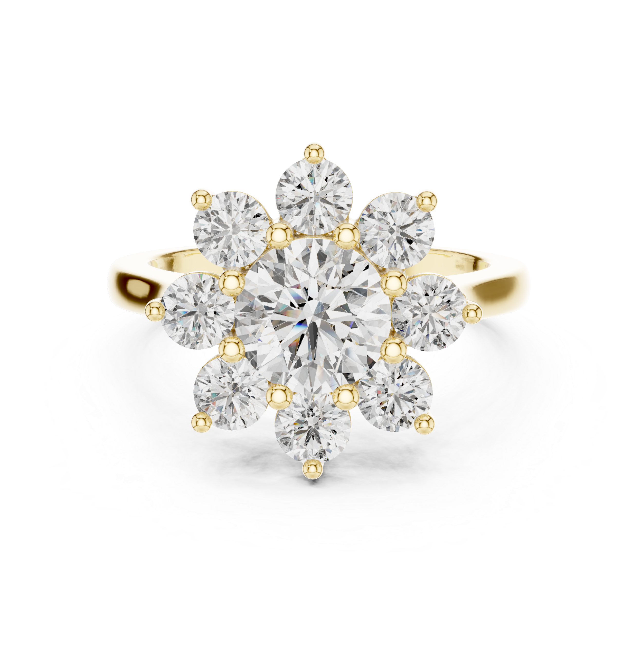 Elegant wedding band with polished finish.
