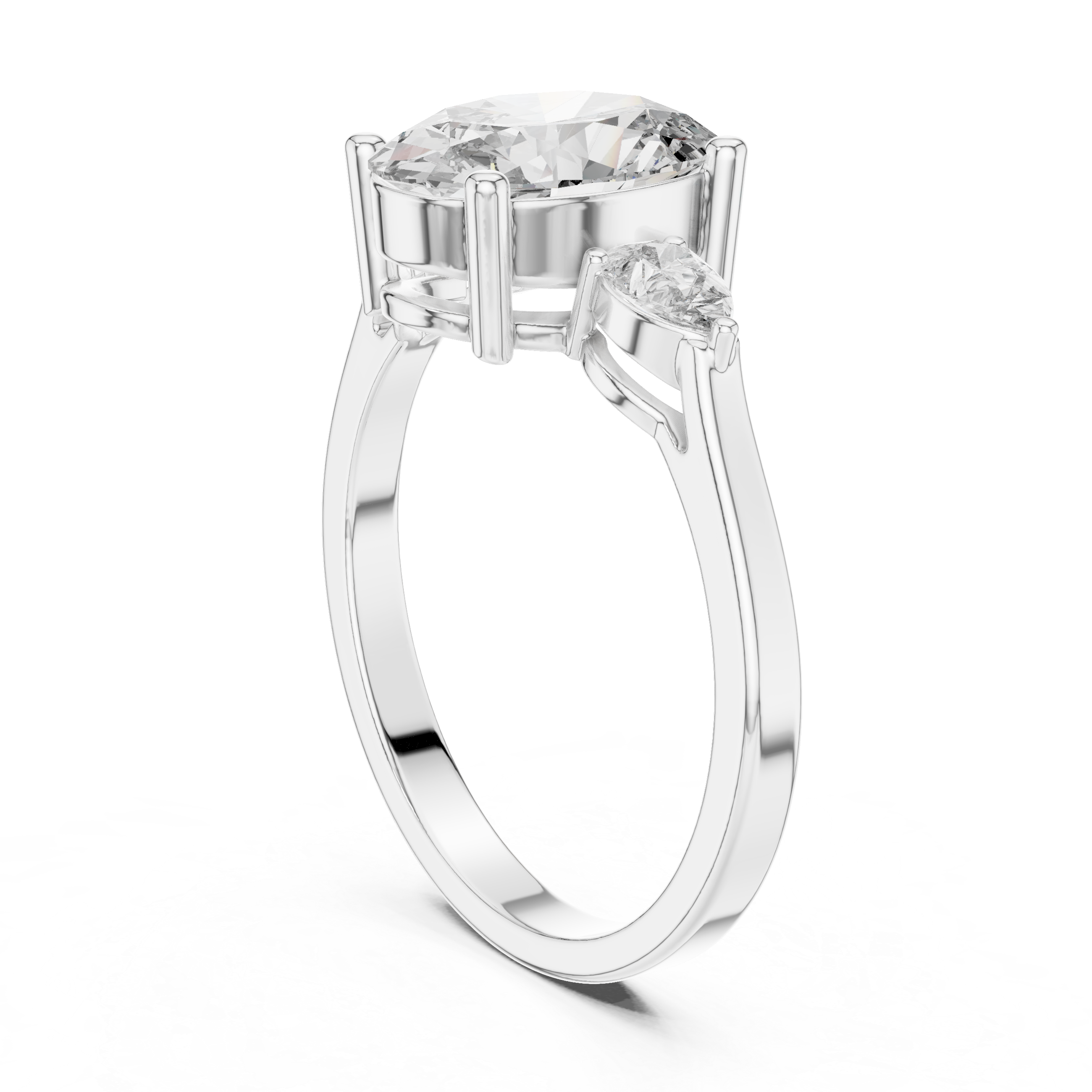 Bold gemstone ring with modern setting.