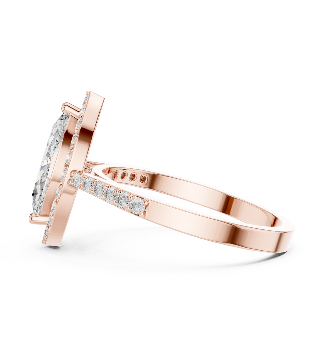 Pearl huggie earrings with delicate finish.