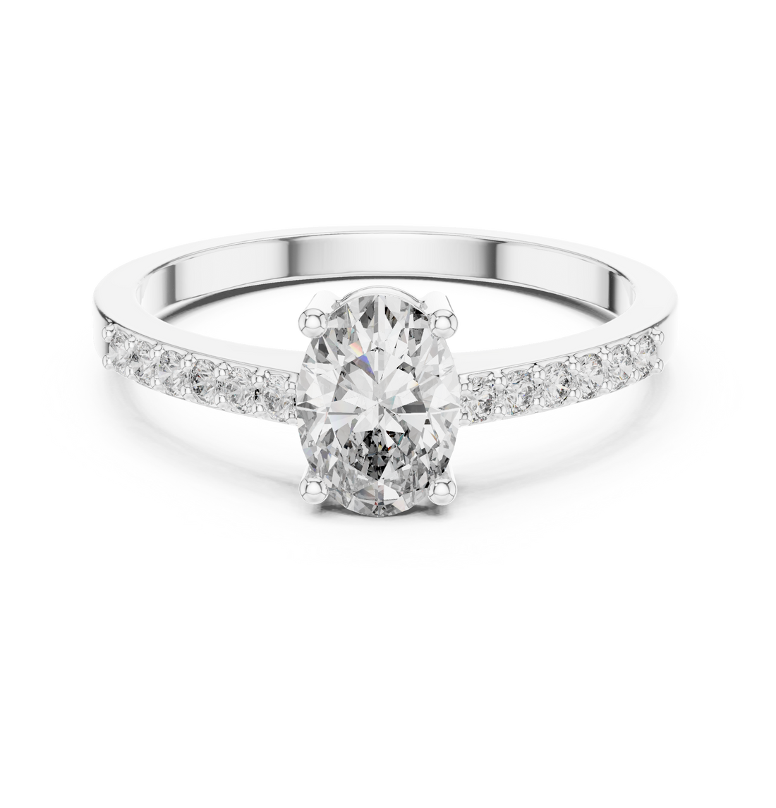 Thin diamond bracelet with elegant sparkle.