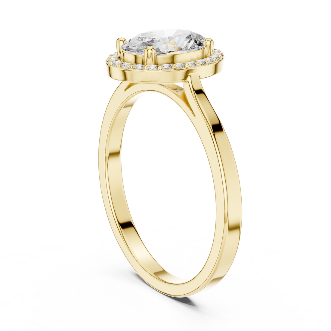 Diamond brooch with brilliant sparkle.