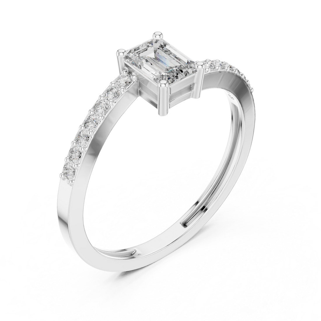 Adjustable baby ring with smooth safety edges.