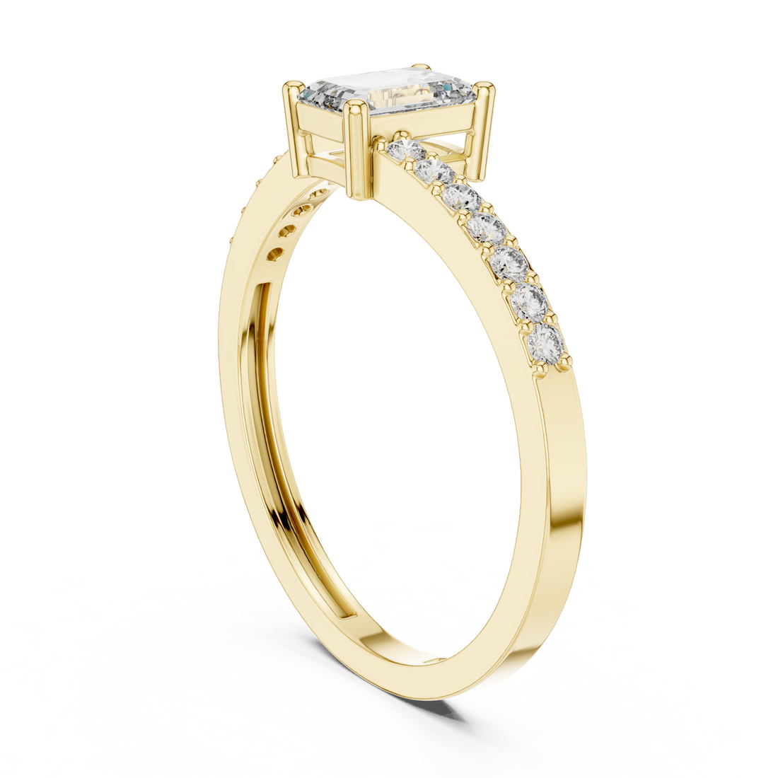 Large gemstone cocktail ring with vibrant shine.