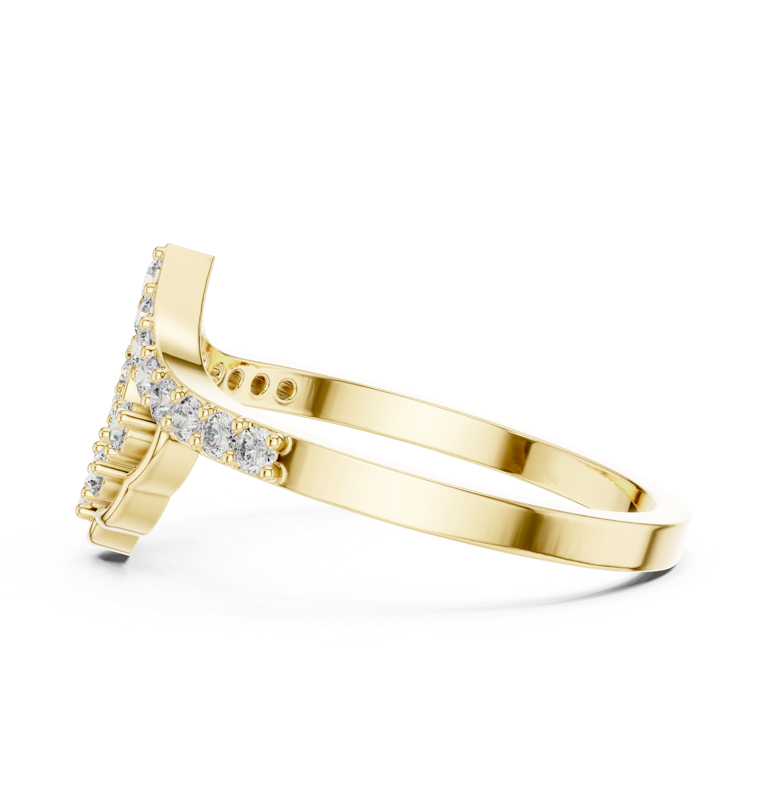 Plain toe ring with polished metal finish.