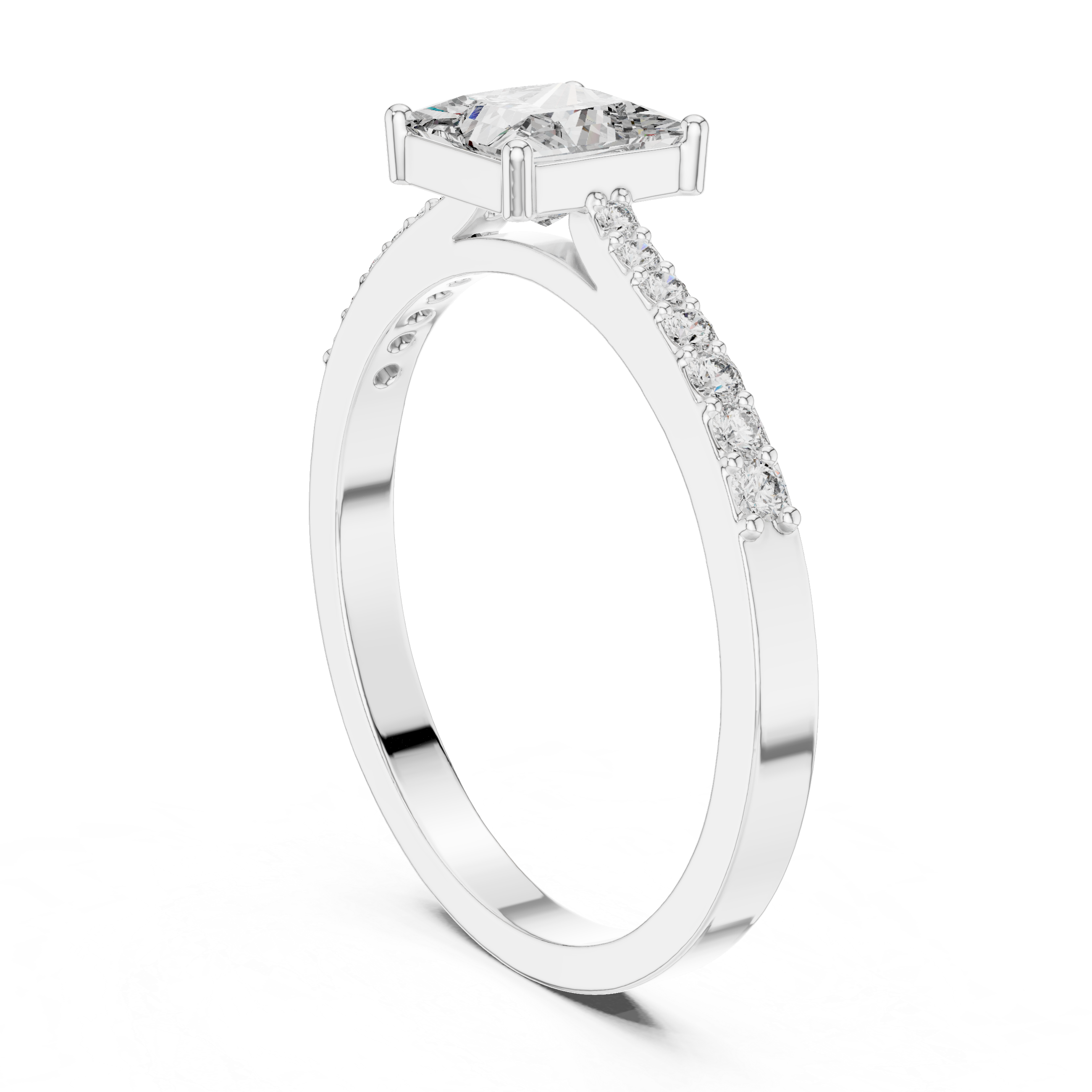 Modern bridal jewellery set with layered chains.