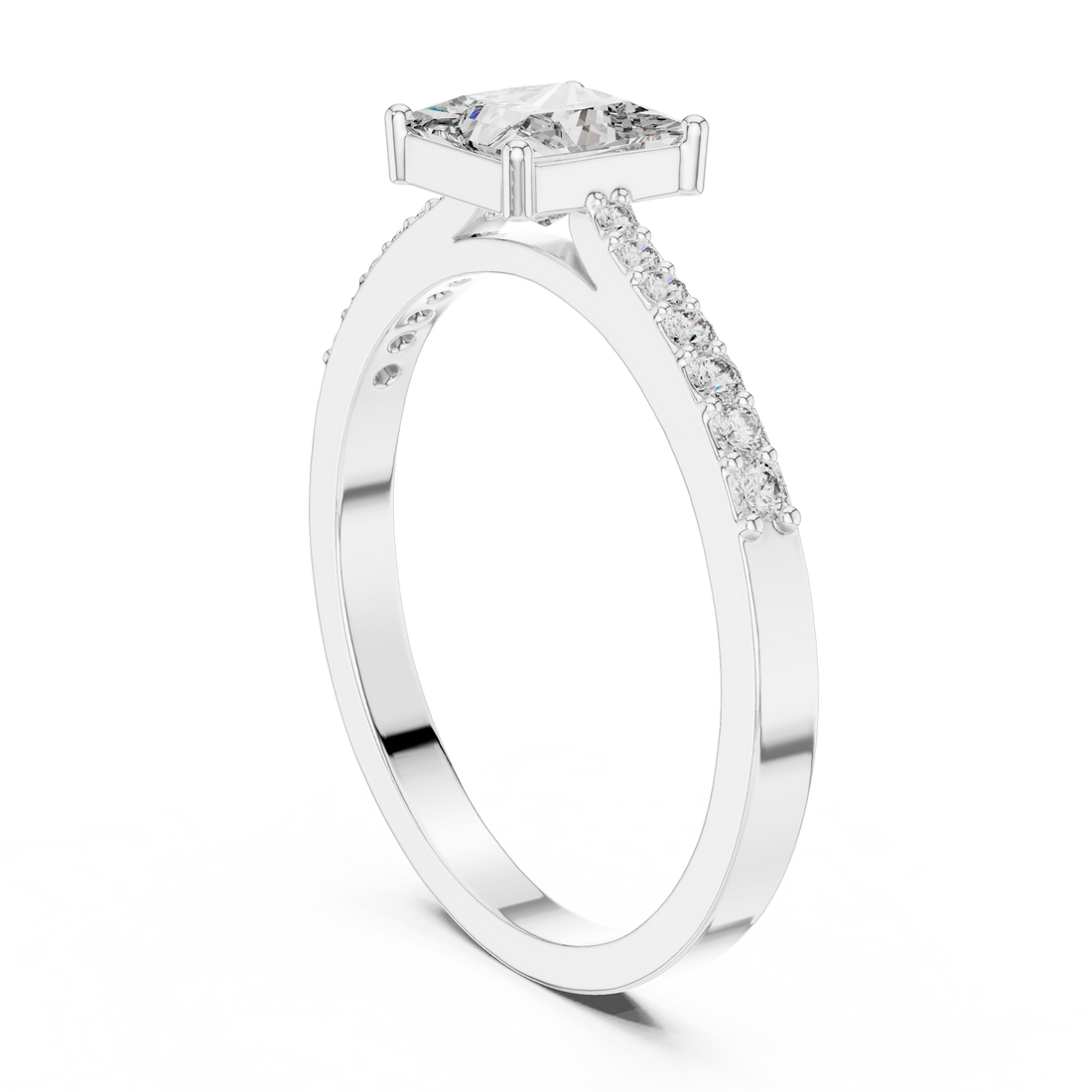 Modern bridal jewellery set with layered chains.