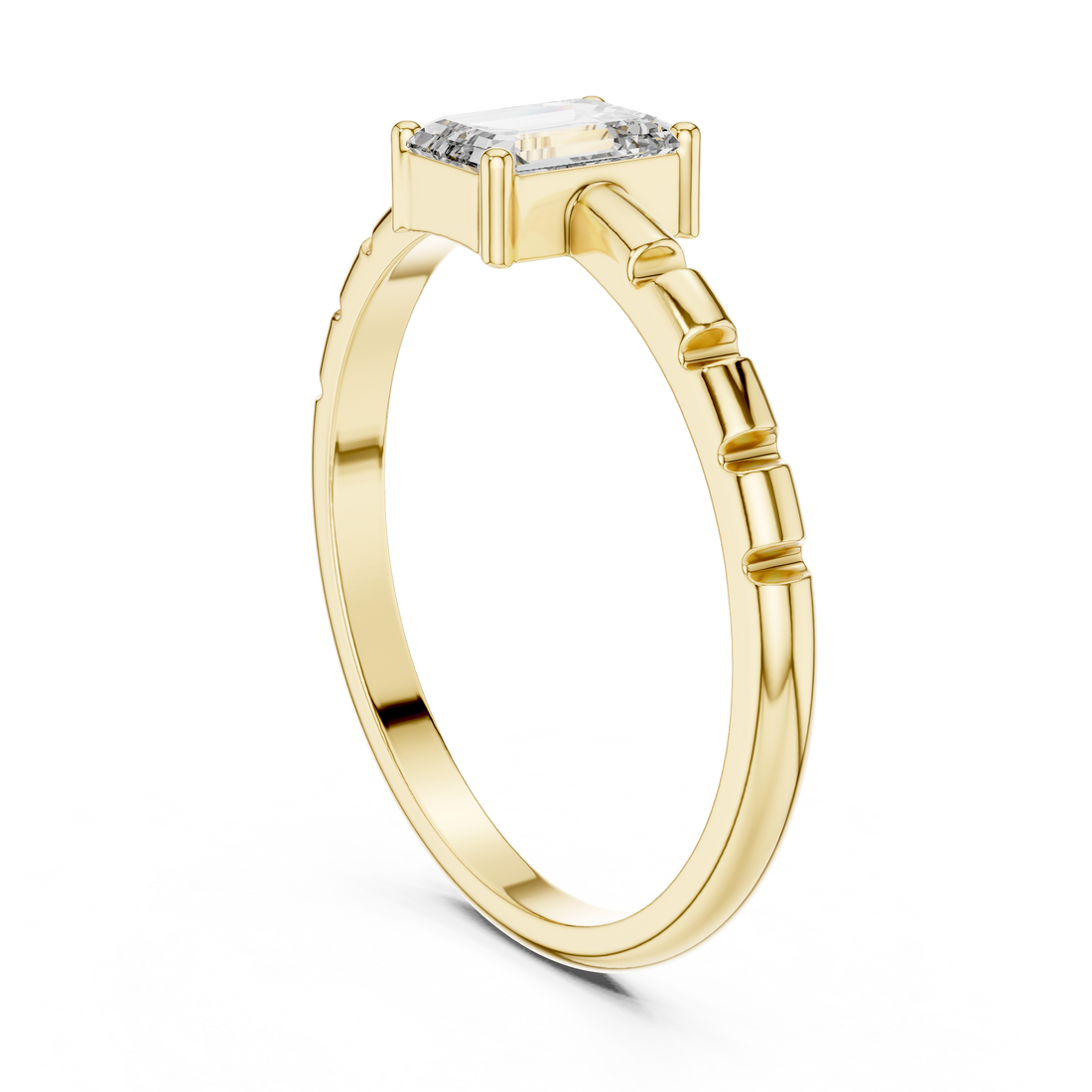 Decorative fashion ring with stylish pattern.