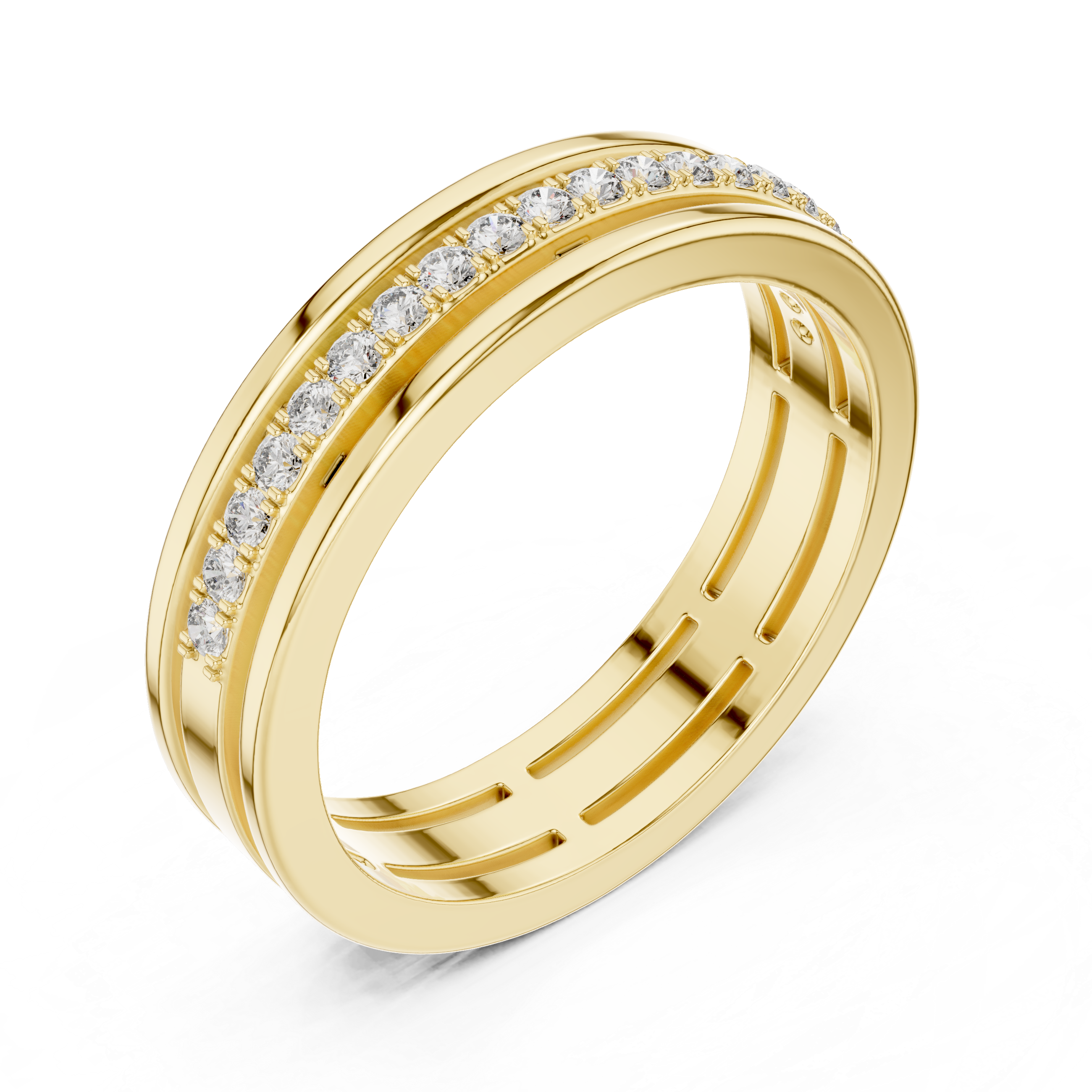 Decorative gemstone toe ring with shine.