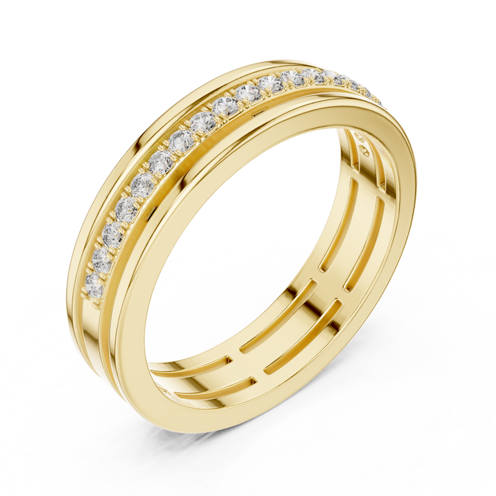 Decorative gemstone toe ring with shine.