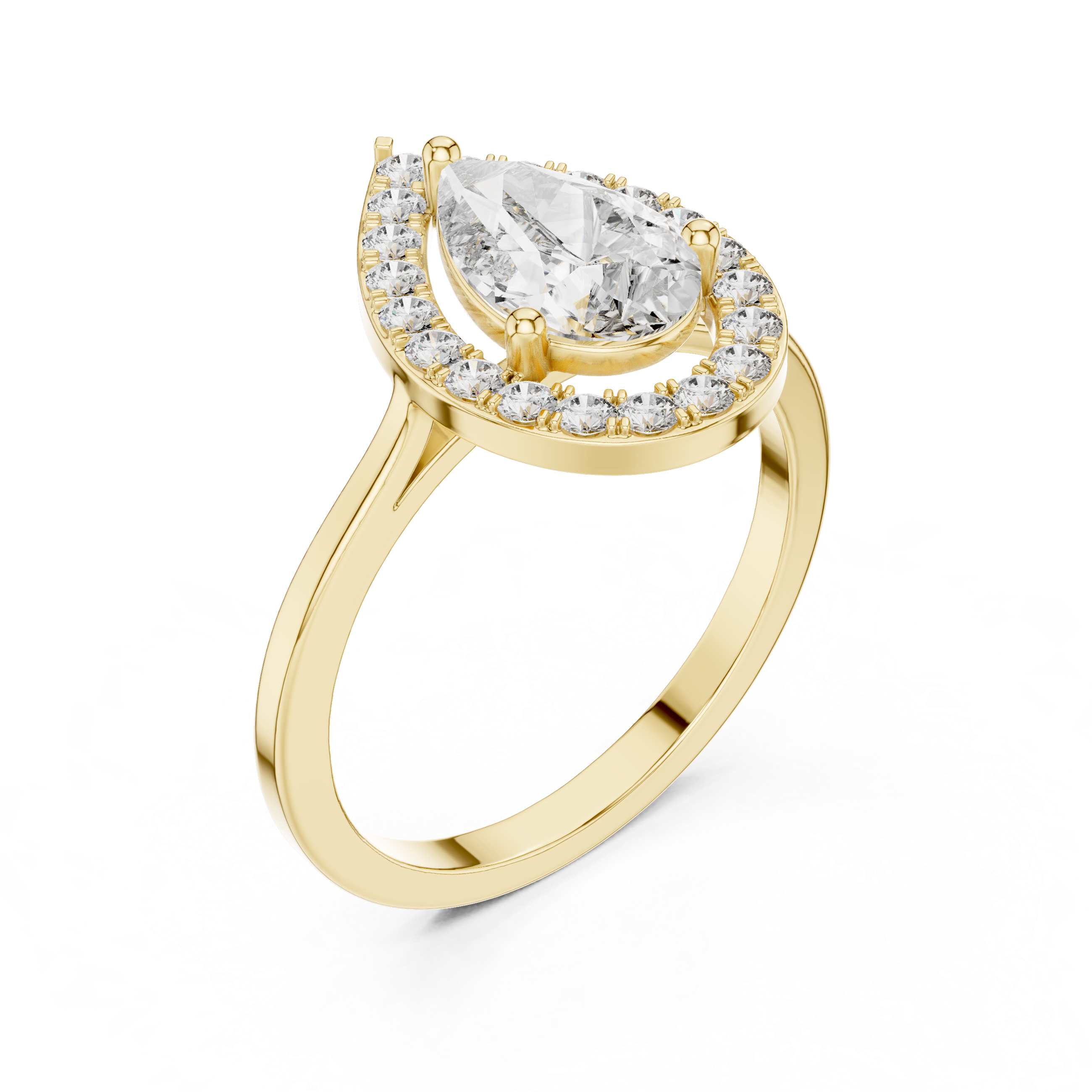 Smooth polished wedding band with timeless style.