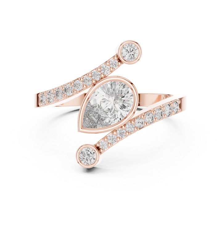 Crystal stud earrings with sparkling brilliance.