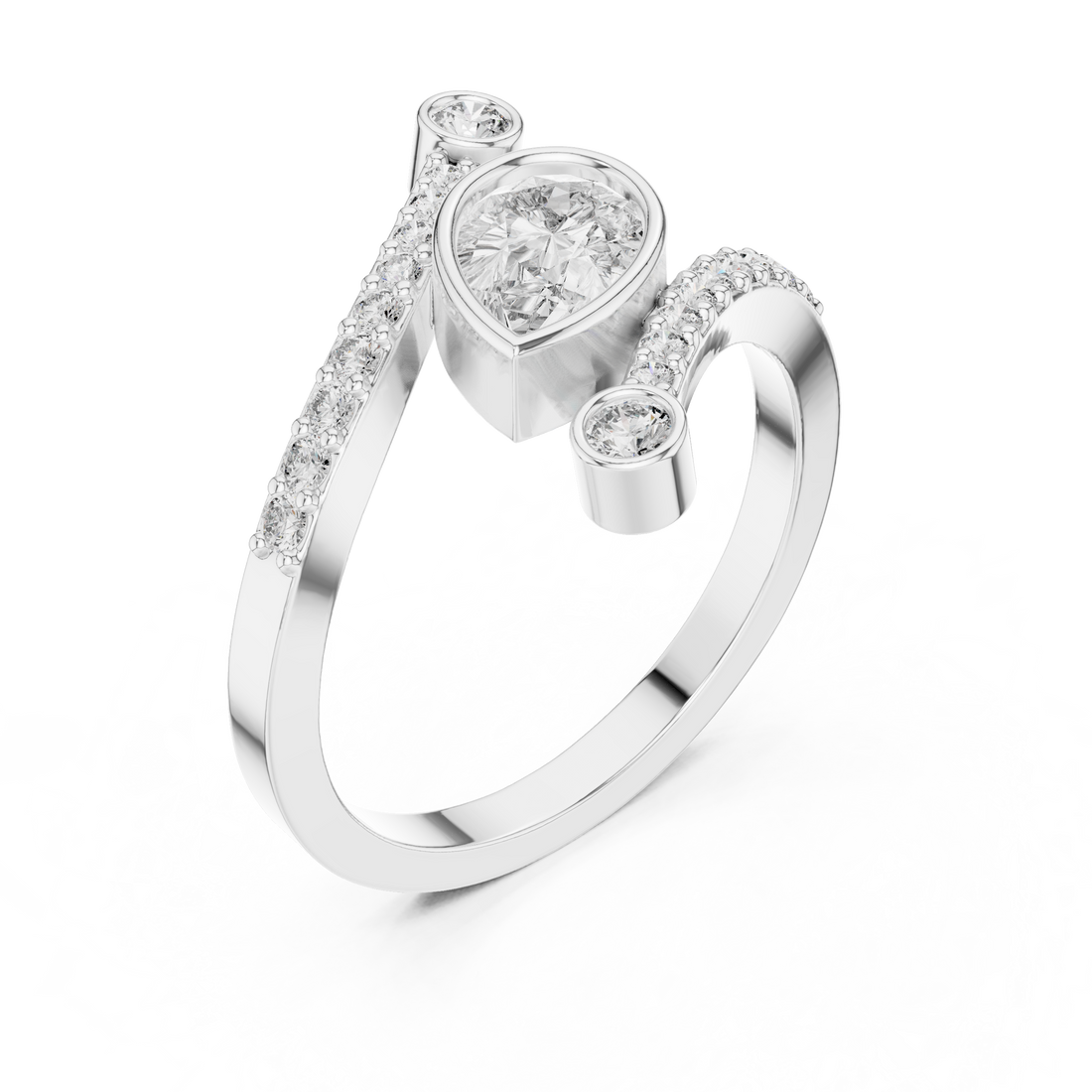 Classic wedding jewellery set with matching pieces.