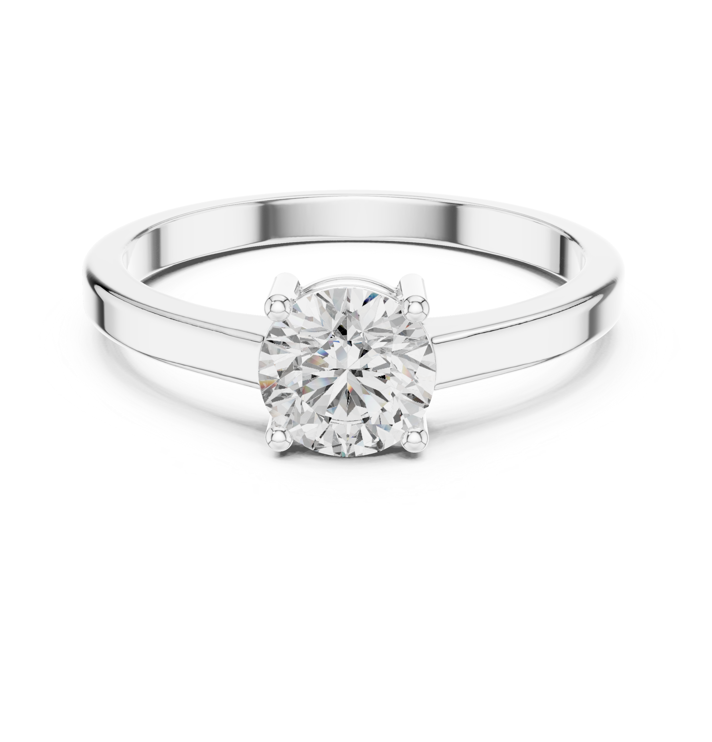 Elegant stud earrings with polished finish.