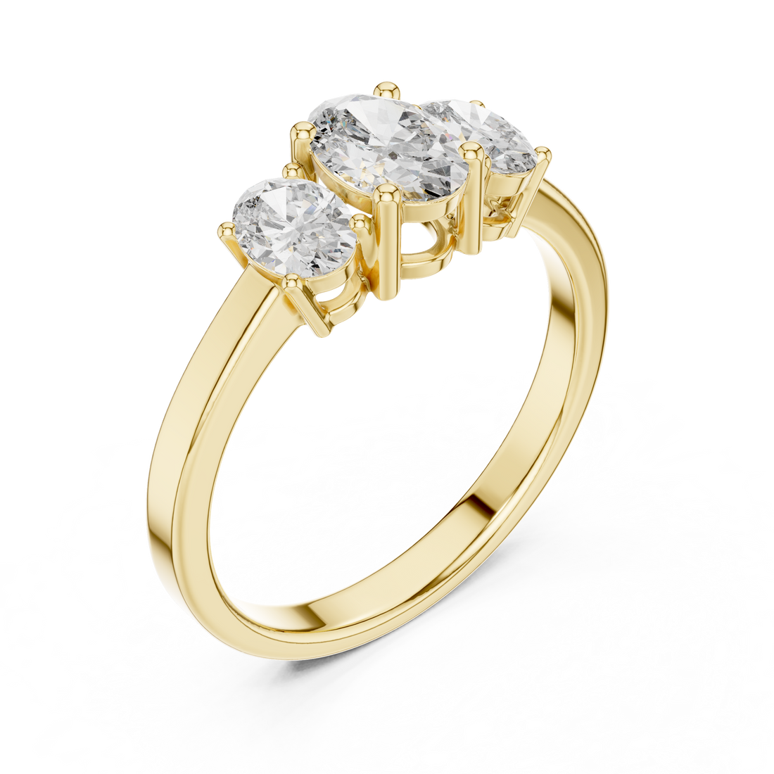 White gold cluster ring with sparkling stones.
