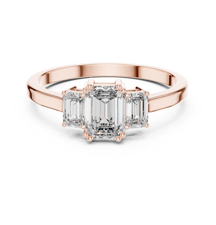 Tiny diamond huggie earrings with polished finish.