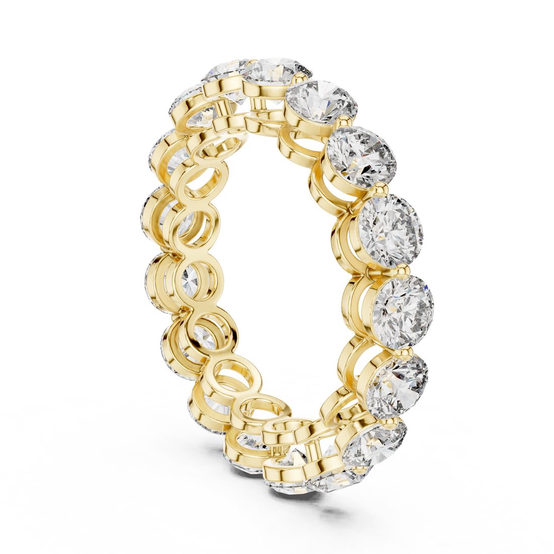 Double strand bracelet with modern styling.