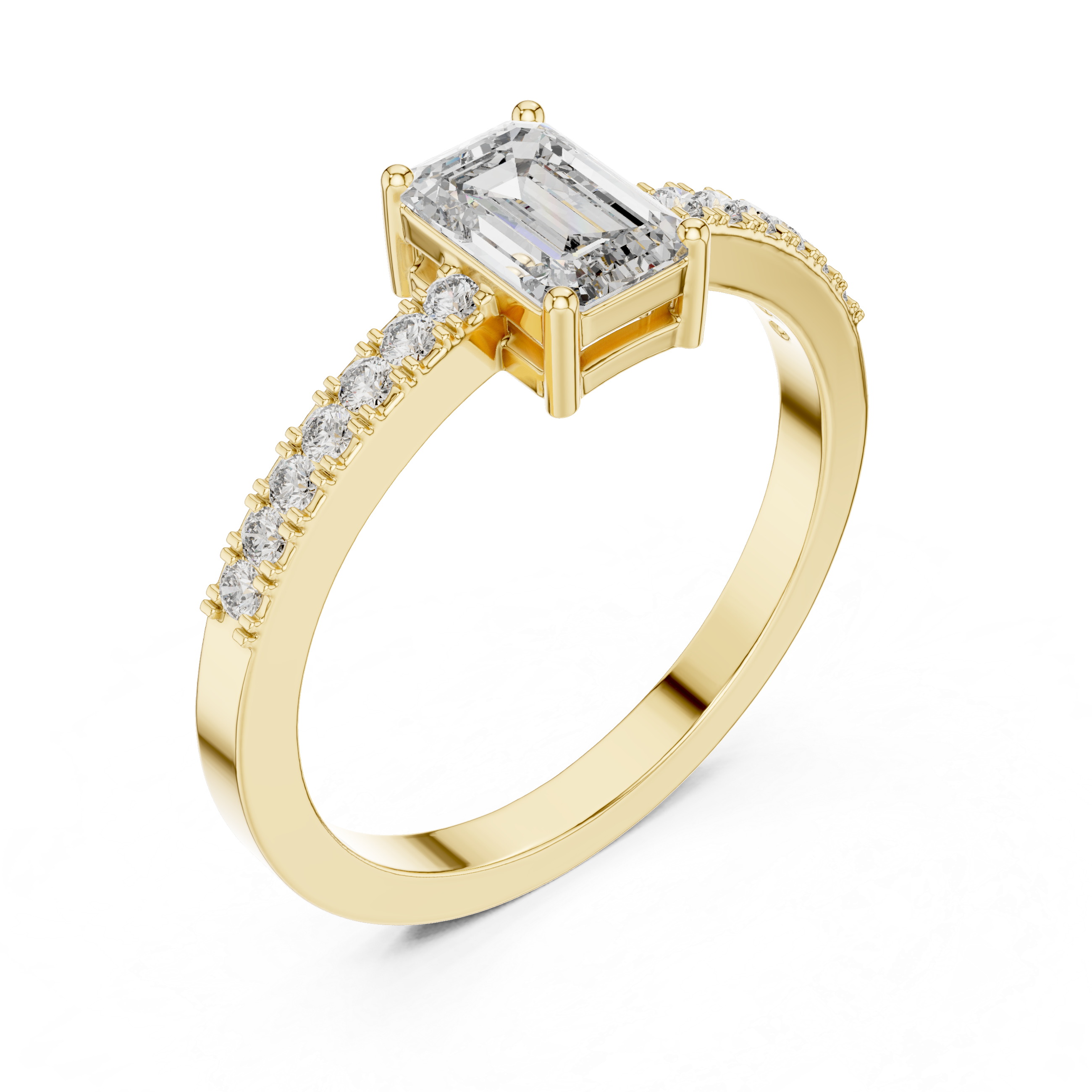 Decorative gemstone toe ring with oval stone.