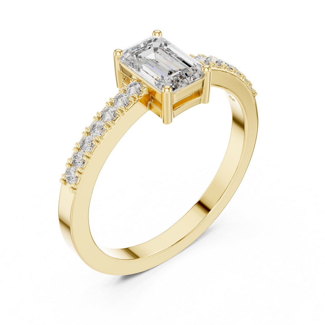 Decorative gemstone toe ring with oval stone.