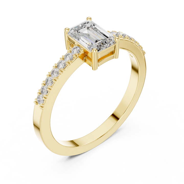 Decorative gemstone toe ring with oval stone.