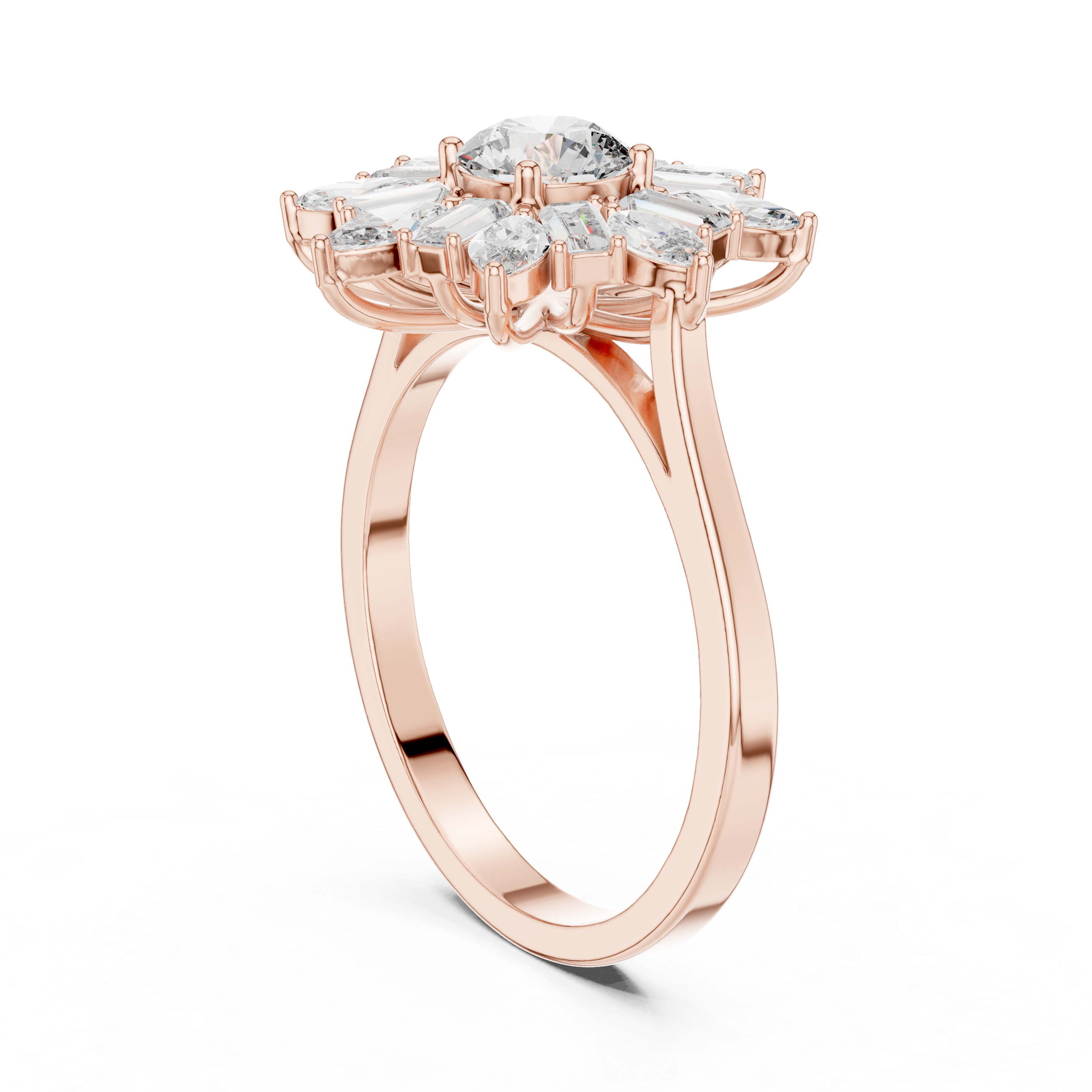 Men's gold band ring with classic shine.
